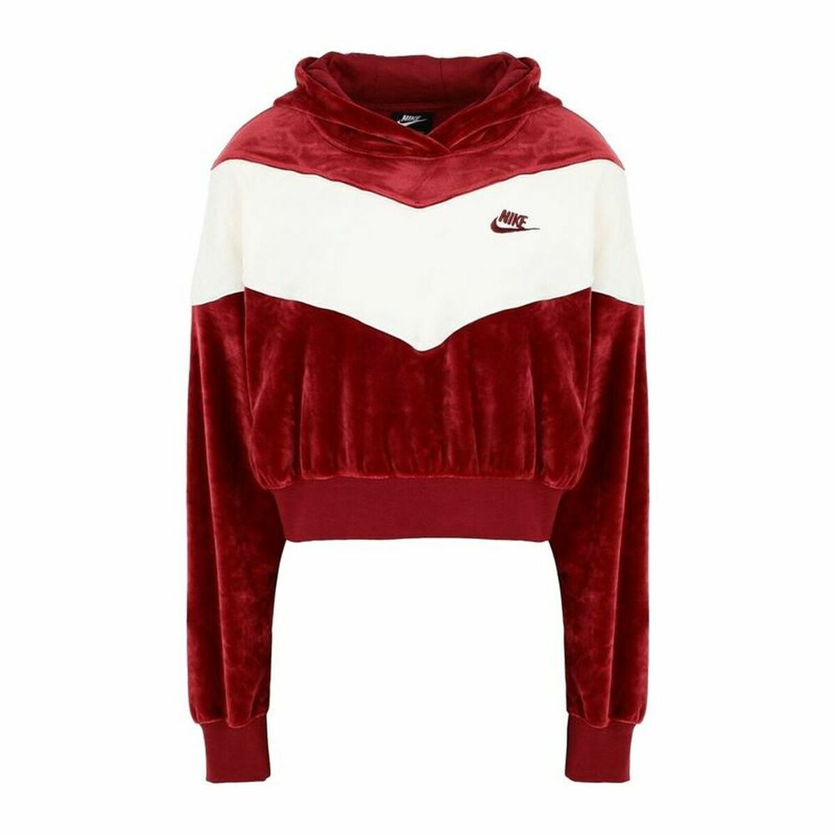 Women’s Hoodie Nike Sportswear Heritage Dark Red