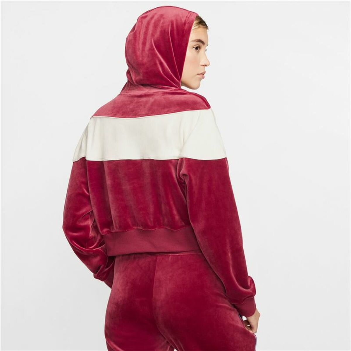 Women’s Hoodie Nike Sportswear Heritage Dark Red