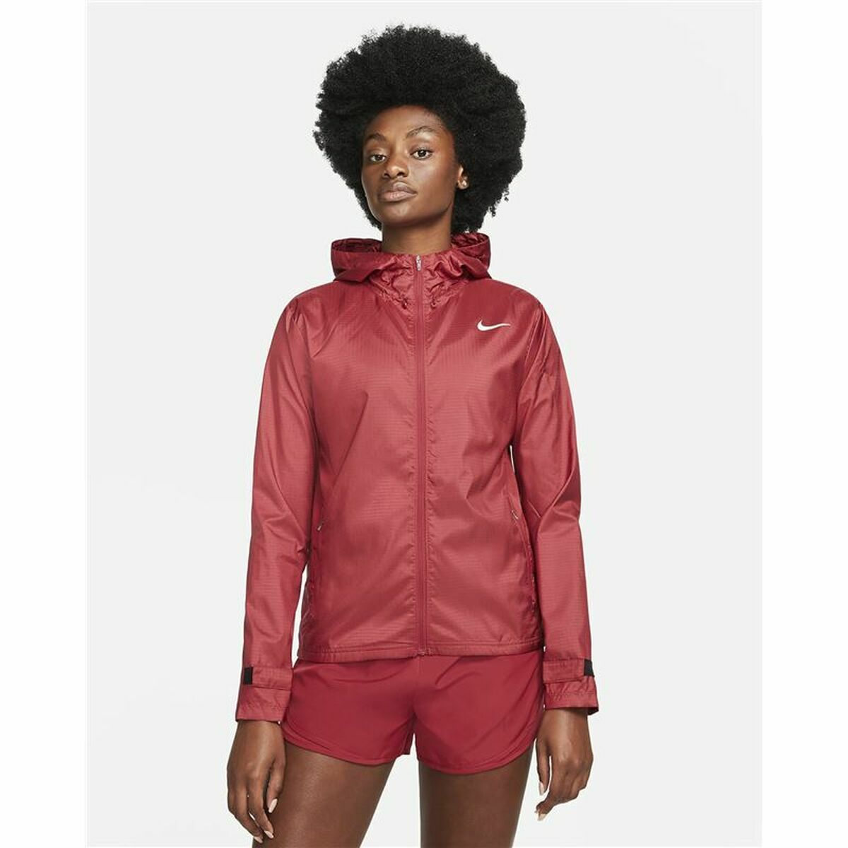 Women's Sports Jacket Nike Essential Burgundy