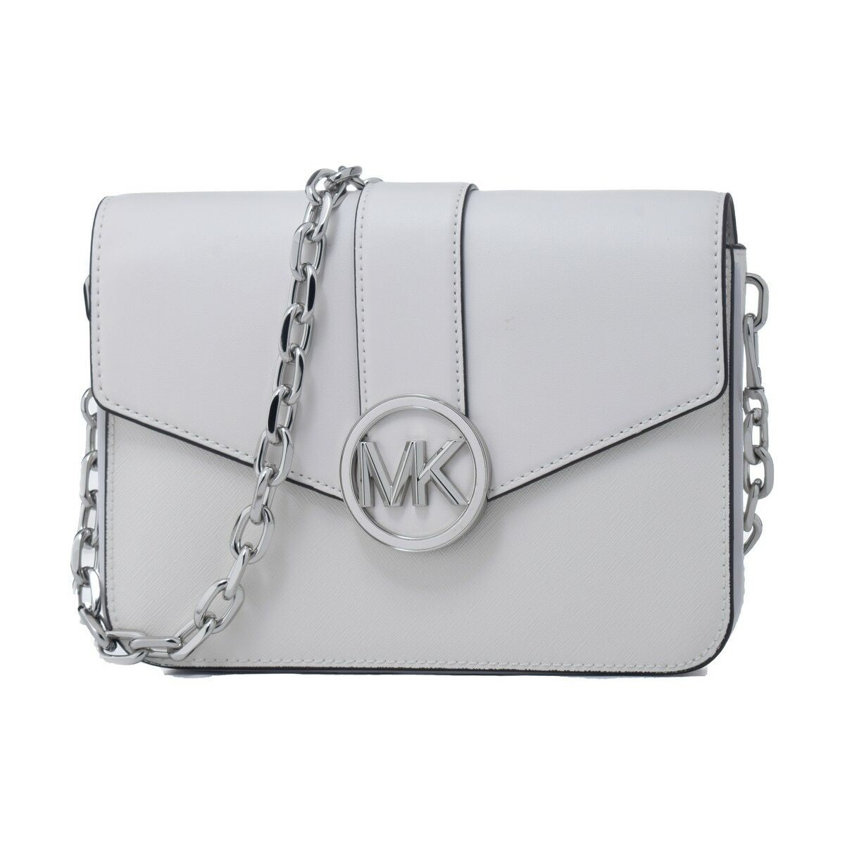 Women's Handbag Michael Kors 35T2SNML2L-OPTIC-WHITE White 23 x 5 x 17