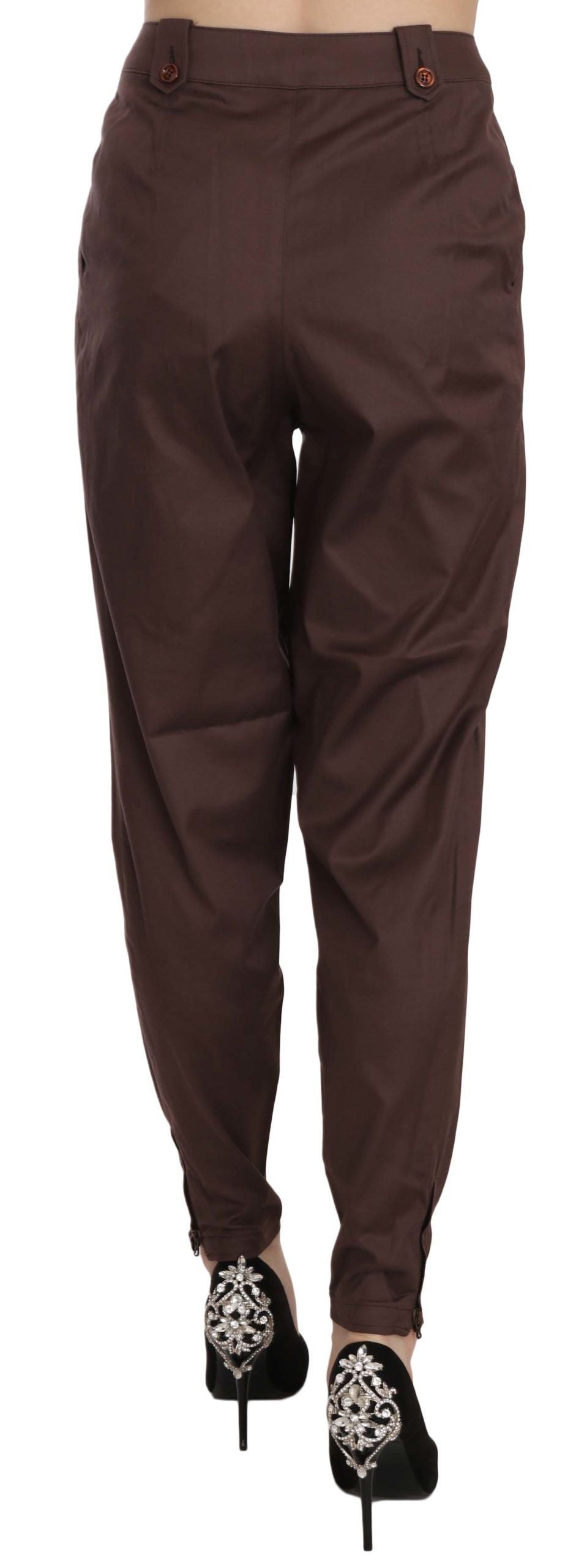 High Waist Tapered Chic Formal Pants - GLAMHUB BOUTIQUE 