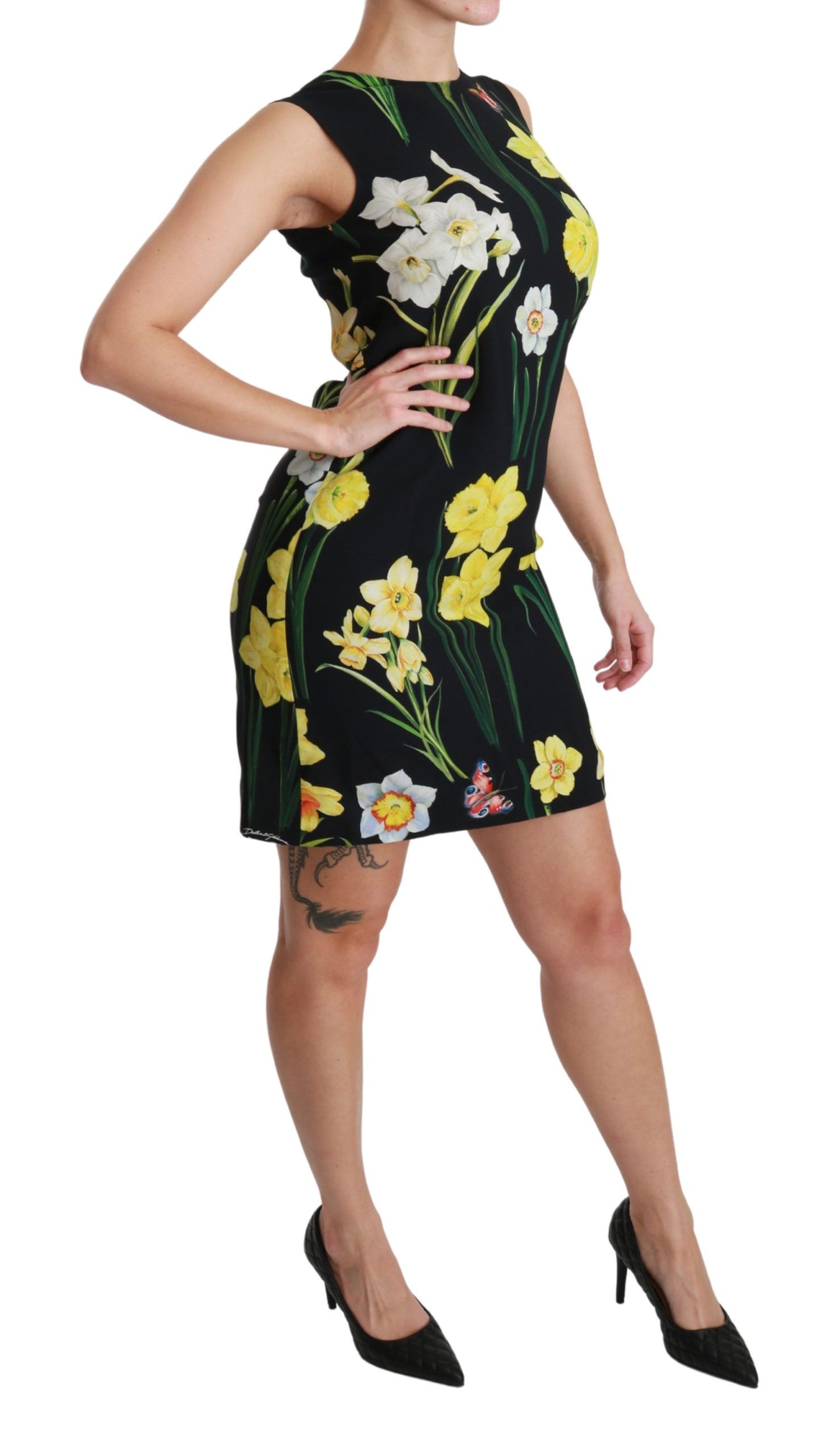 Floral Sheath Mini Dress - Elegance Redefined