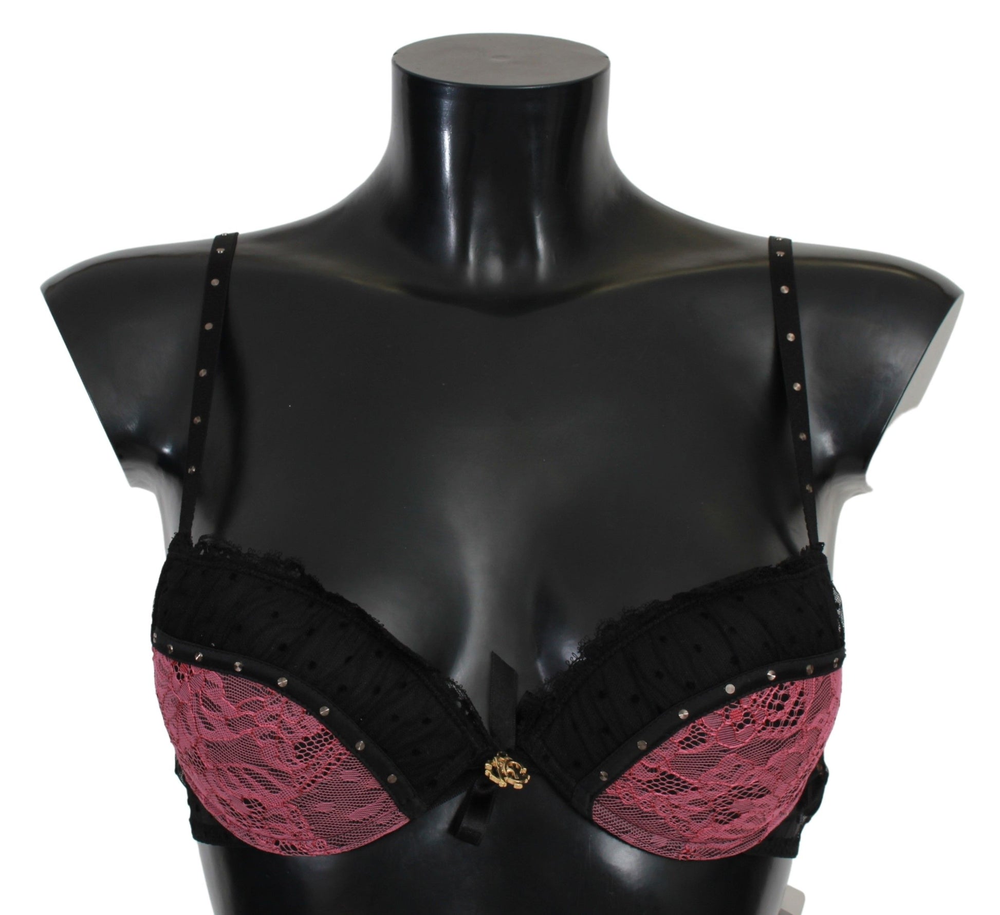 Elegant Black Lace Push-Up Bra - GLAMHUB BOUTIQUE 