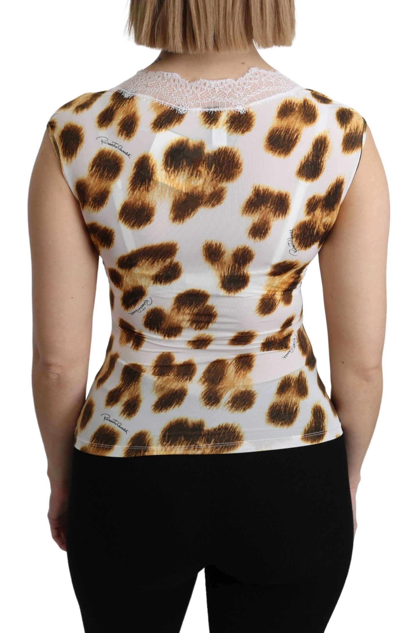 Chic Leopard Lingerie Blouse Top - GLAMHUB BOUTIQUE 