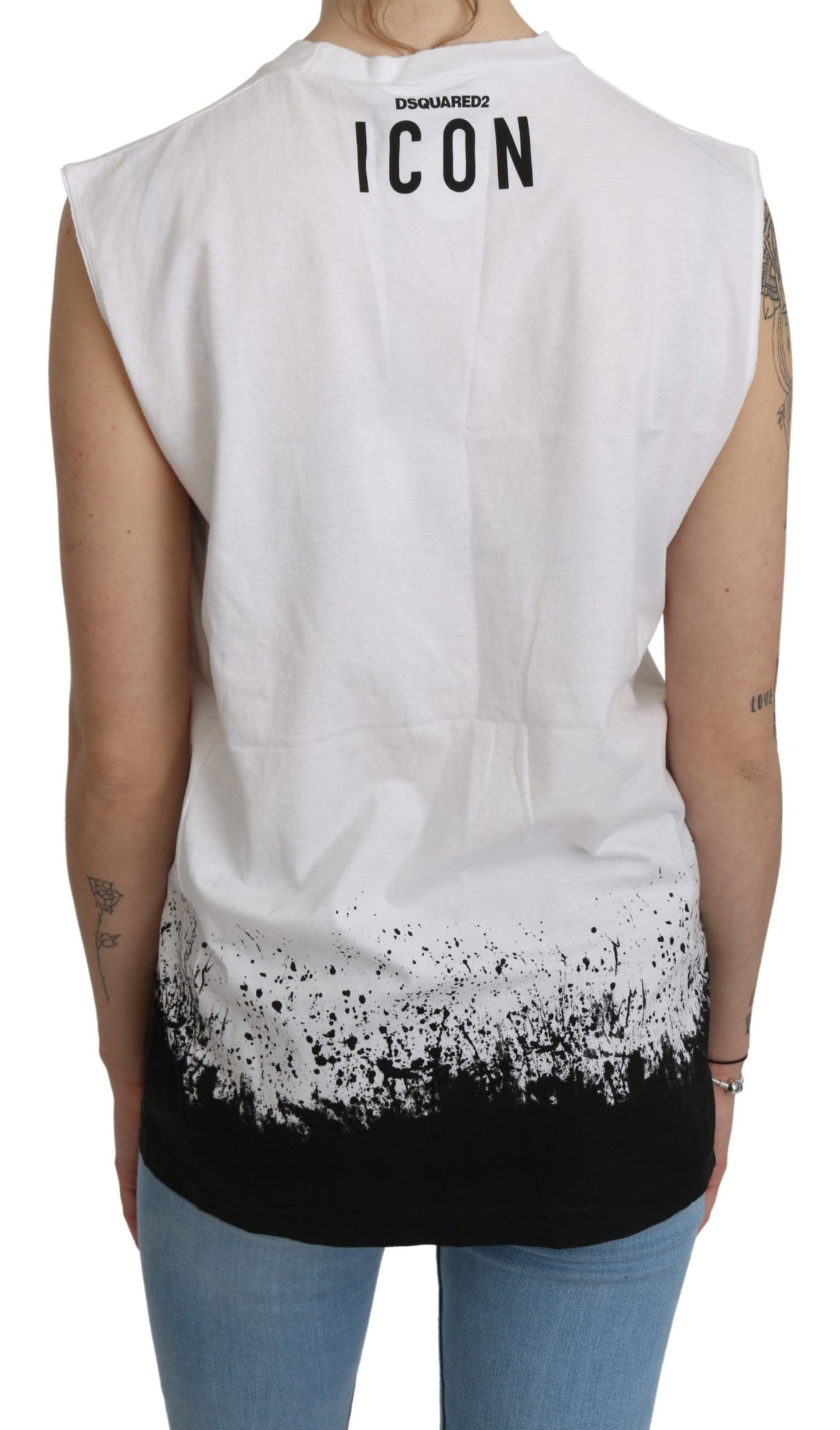 Chic Sleeveless Cotton Crew Neck Top - GLAMHUB BOUTIQUE 