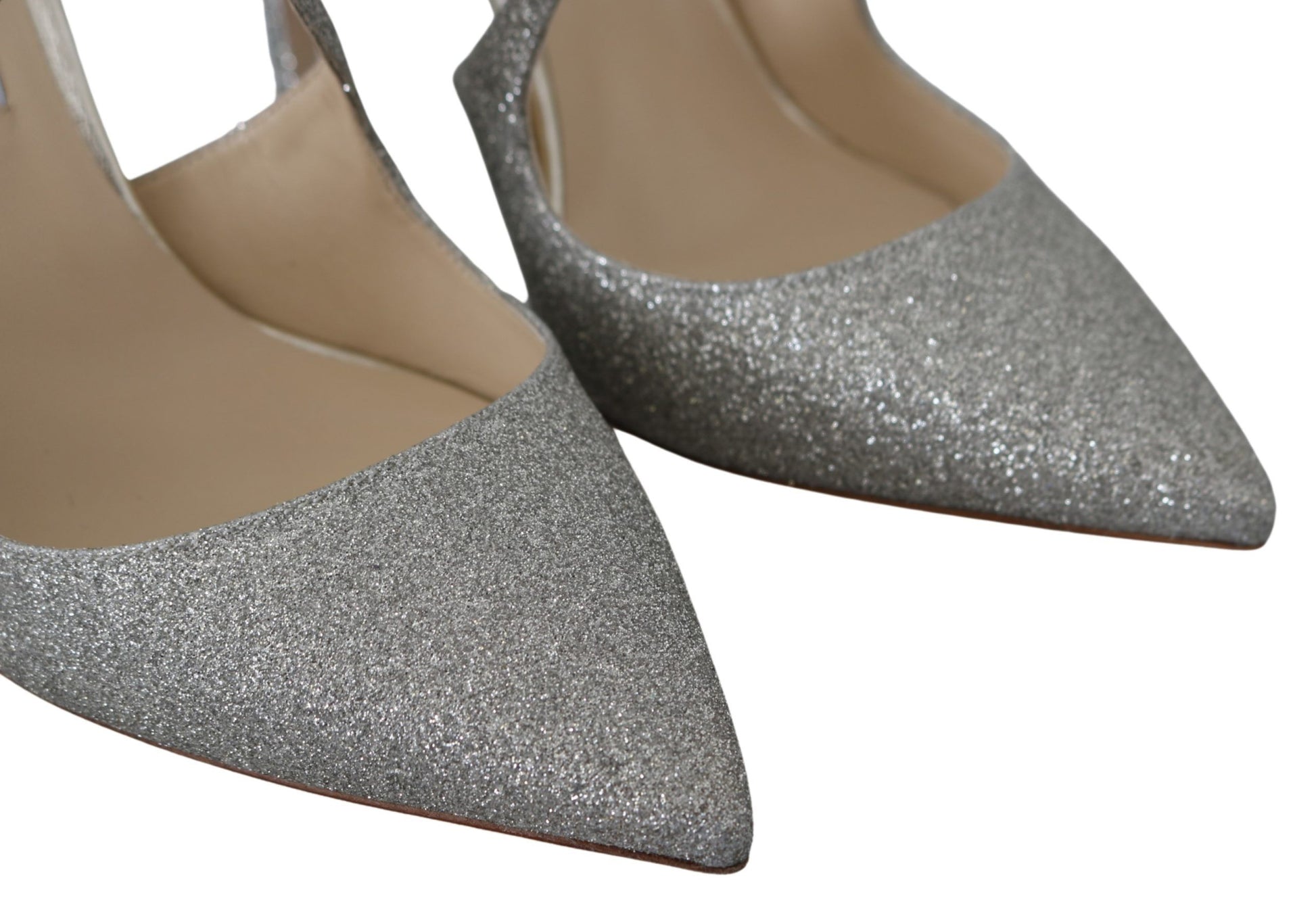 Platinum Ice Lancer Leather Pumps - Elegance Refined - GLAMHUB BOUTIQUE 