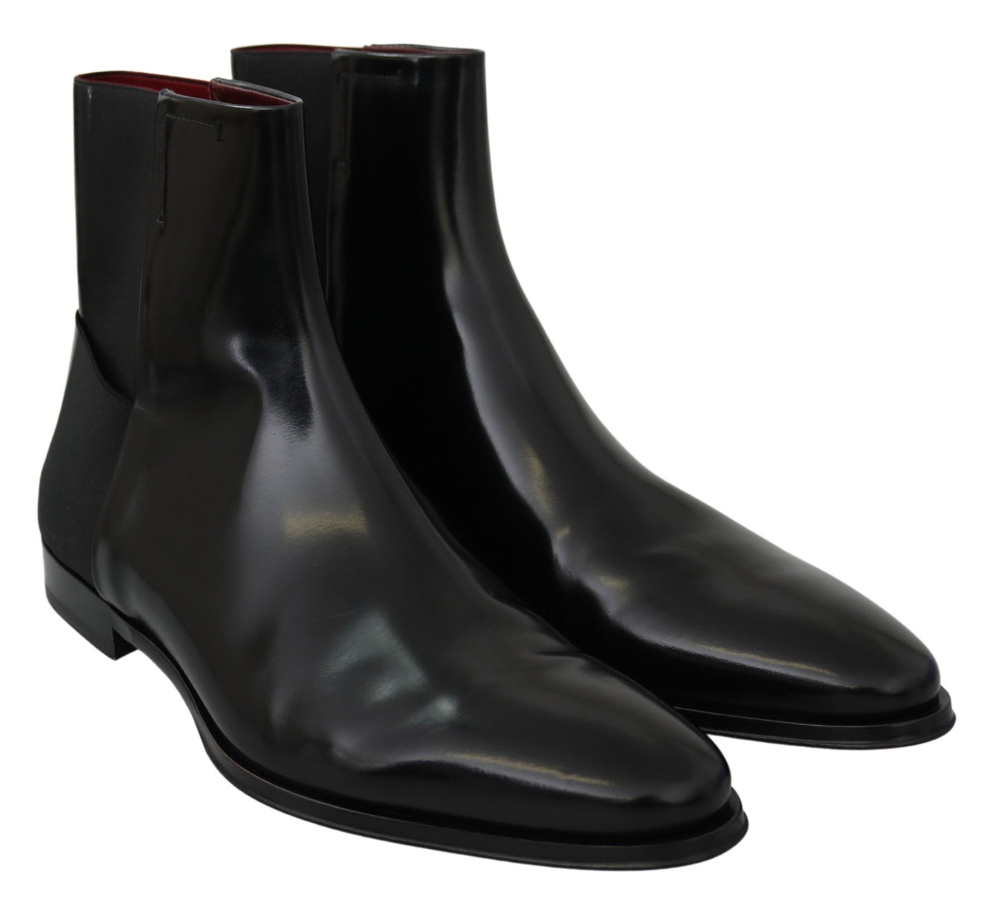 Elegant Black Leather Chelsea Boots