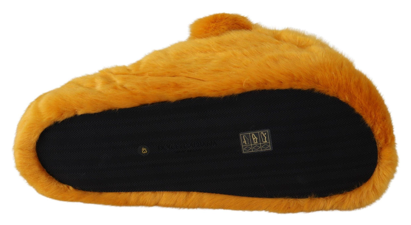 Sunshine Yellow Lion Slippers