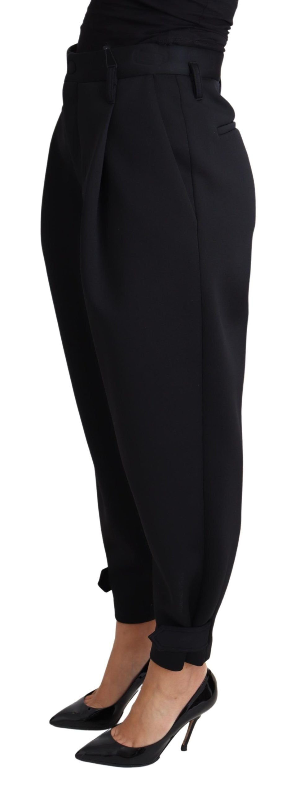 Dolce & Gabbana Elegant High-Waist Cropped Trousers