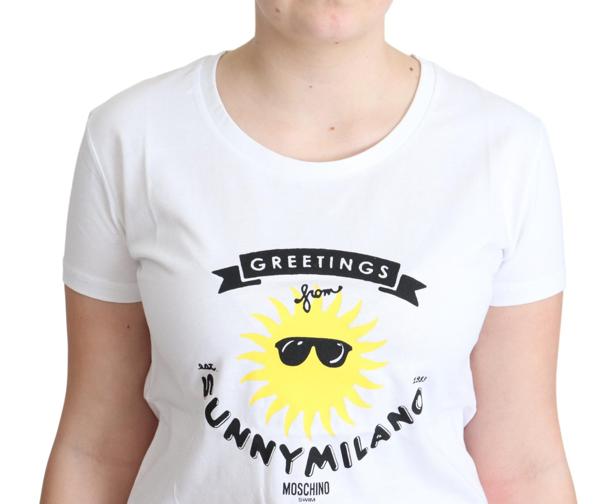 Sunny Milano Print Cotton Tee - GLAMHUB BOUTIQUE 