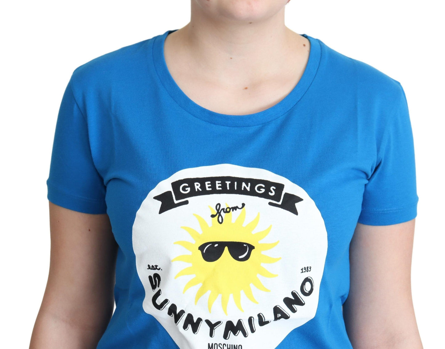 Sunny Milano Chic Round Neck Tee - GLAMHUB BOUTIQUE 