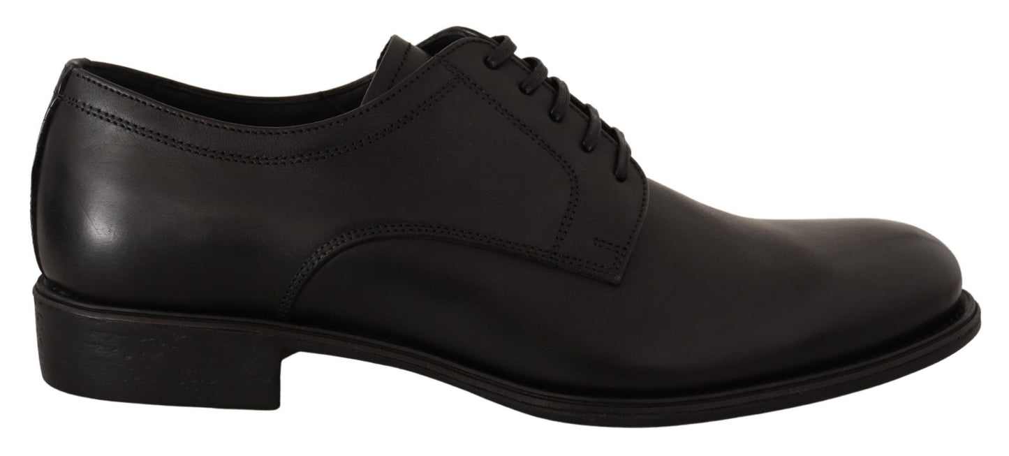 Elegant Black Derby Formal Shoes