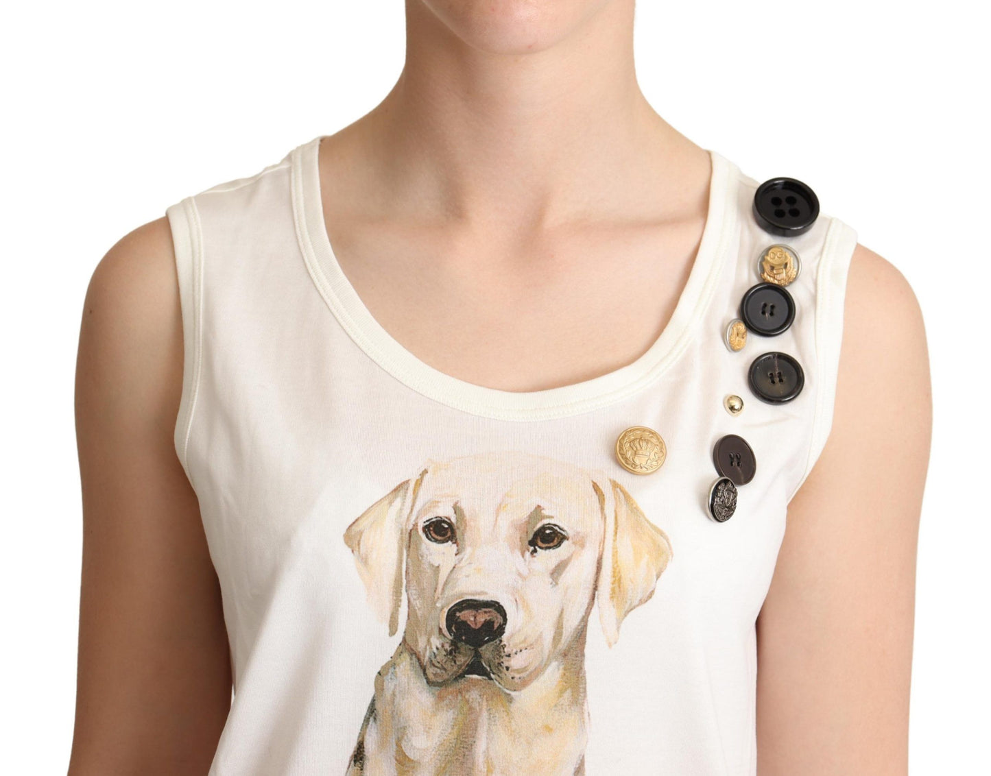 Schickes ärmelloses Hunde-Tanktop mit Blumenmuster