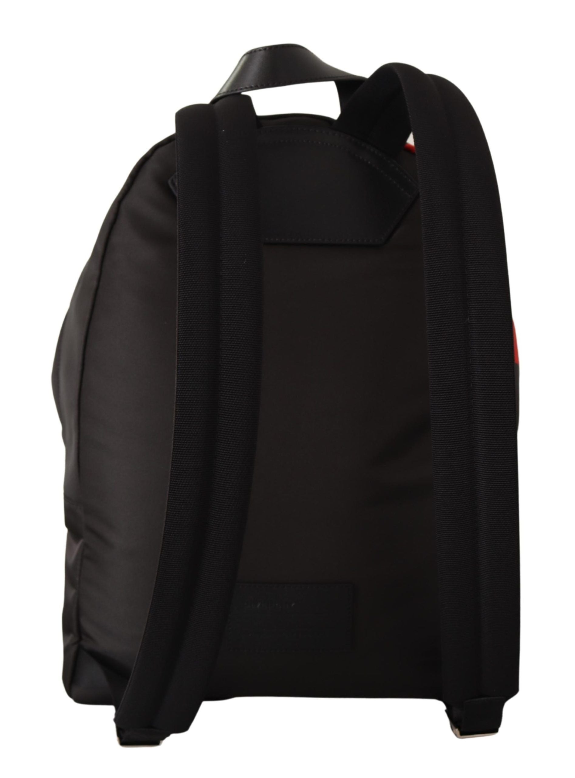 Sleek Urban Backpack in Black and Red - GLAMHUB BOUTIQUE 