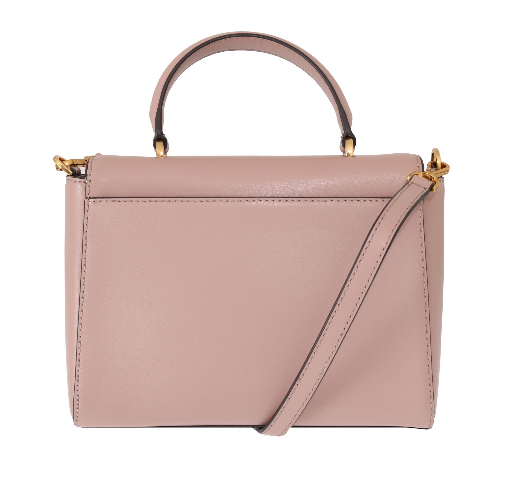 Elegant Pink Leather Mindy Shoulder Bag - GLAMHUB BOUTIQUE 