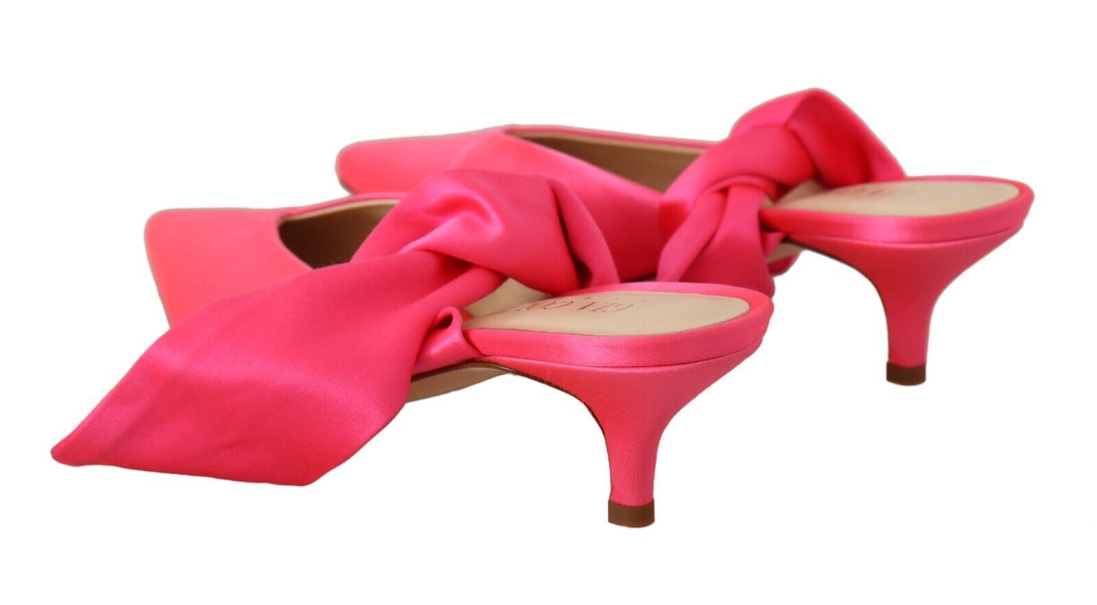 Chic Pink Kitten Heels for Elegant Evenings - GlamHub Luxury and Icon Brand Clothing