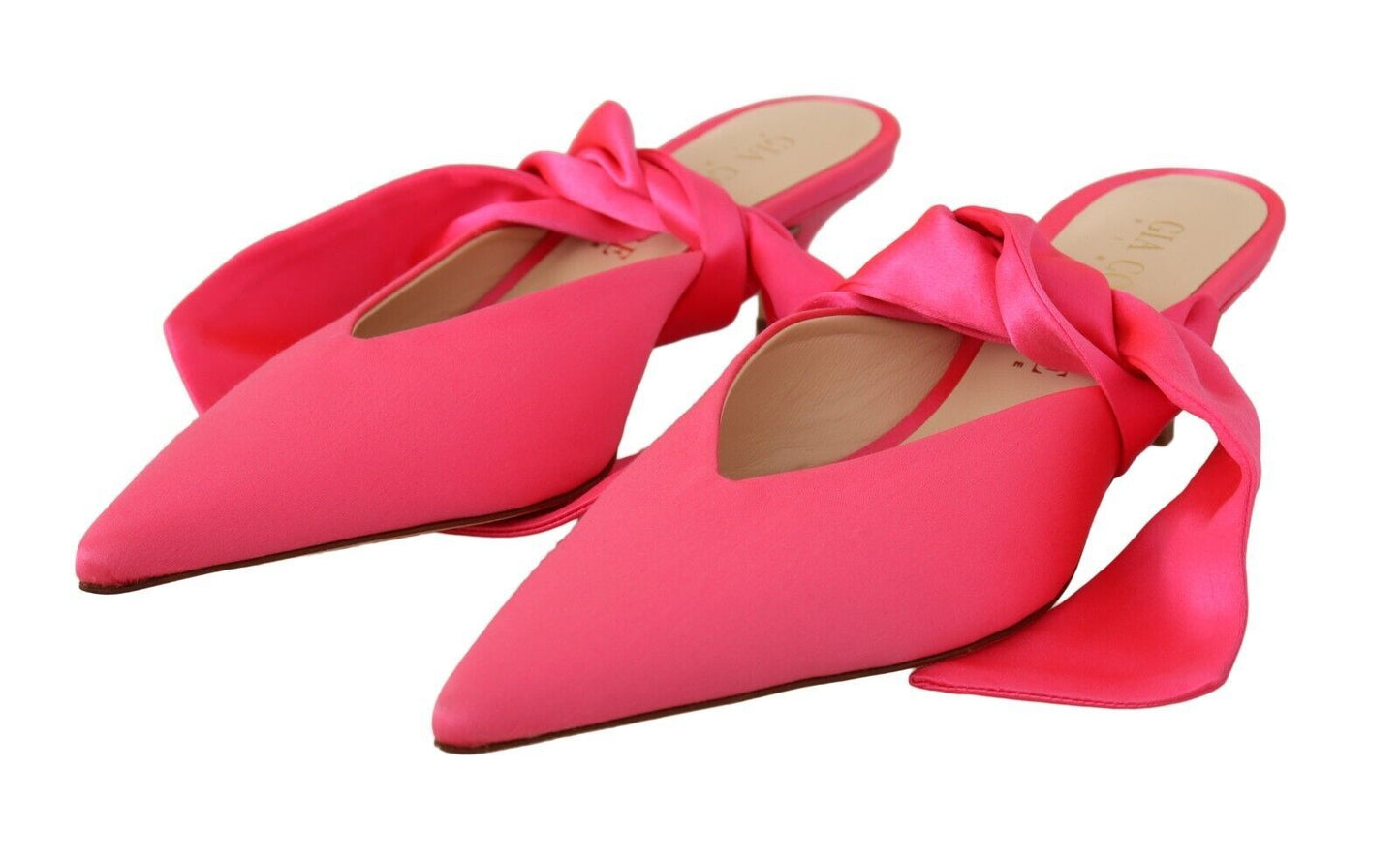 Chic Pink Kitten Heels for Elegant Evenings - GlamHub Luxury and Icon Brand Clothing