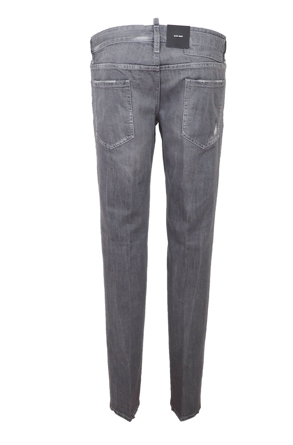 Gray Cotton Stretch Men Jeans - GLAMHUB BOUTIQUE 