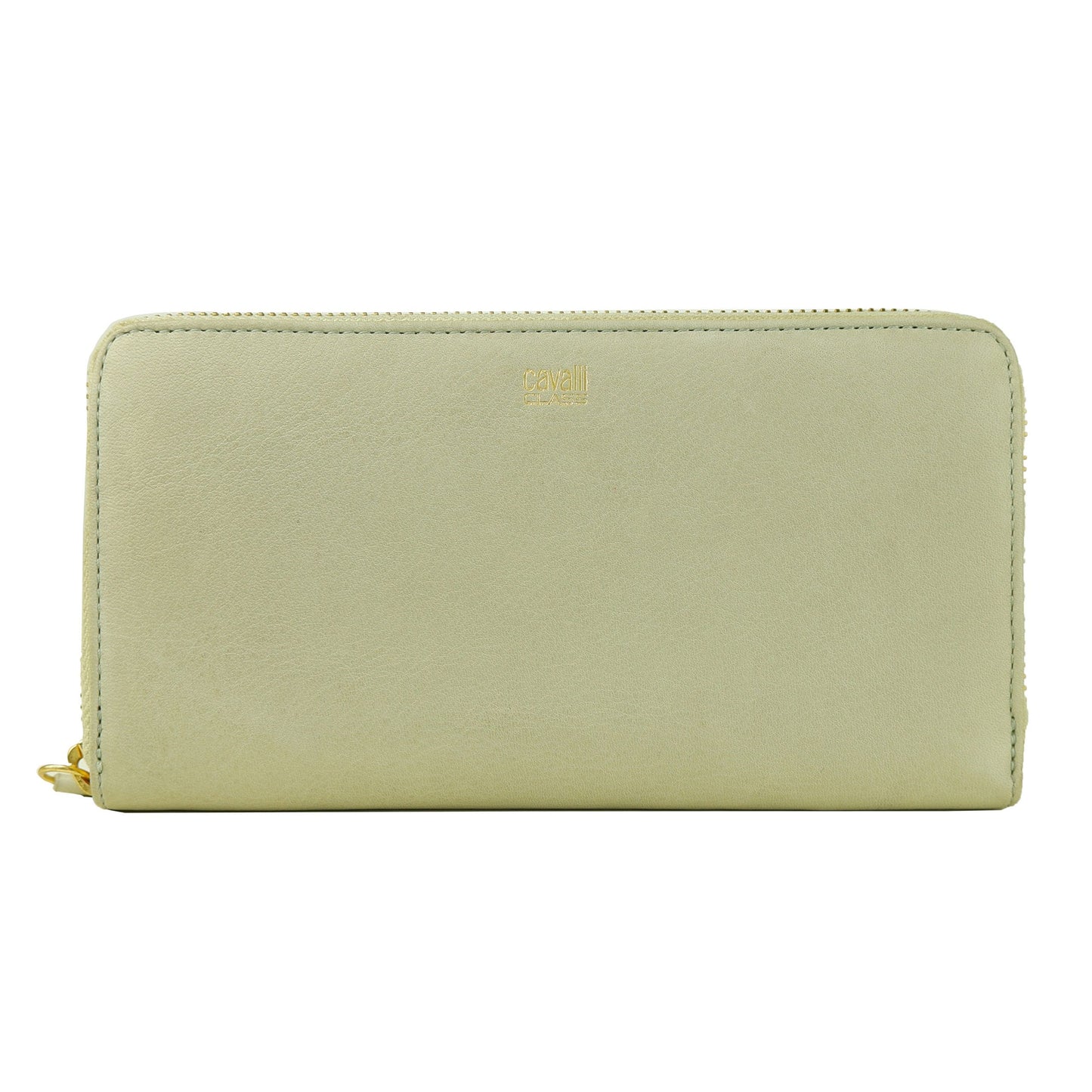 Gray Calfskin Women Wallet - GlamHub Luxury and Icon Brand Clothing