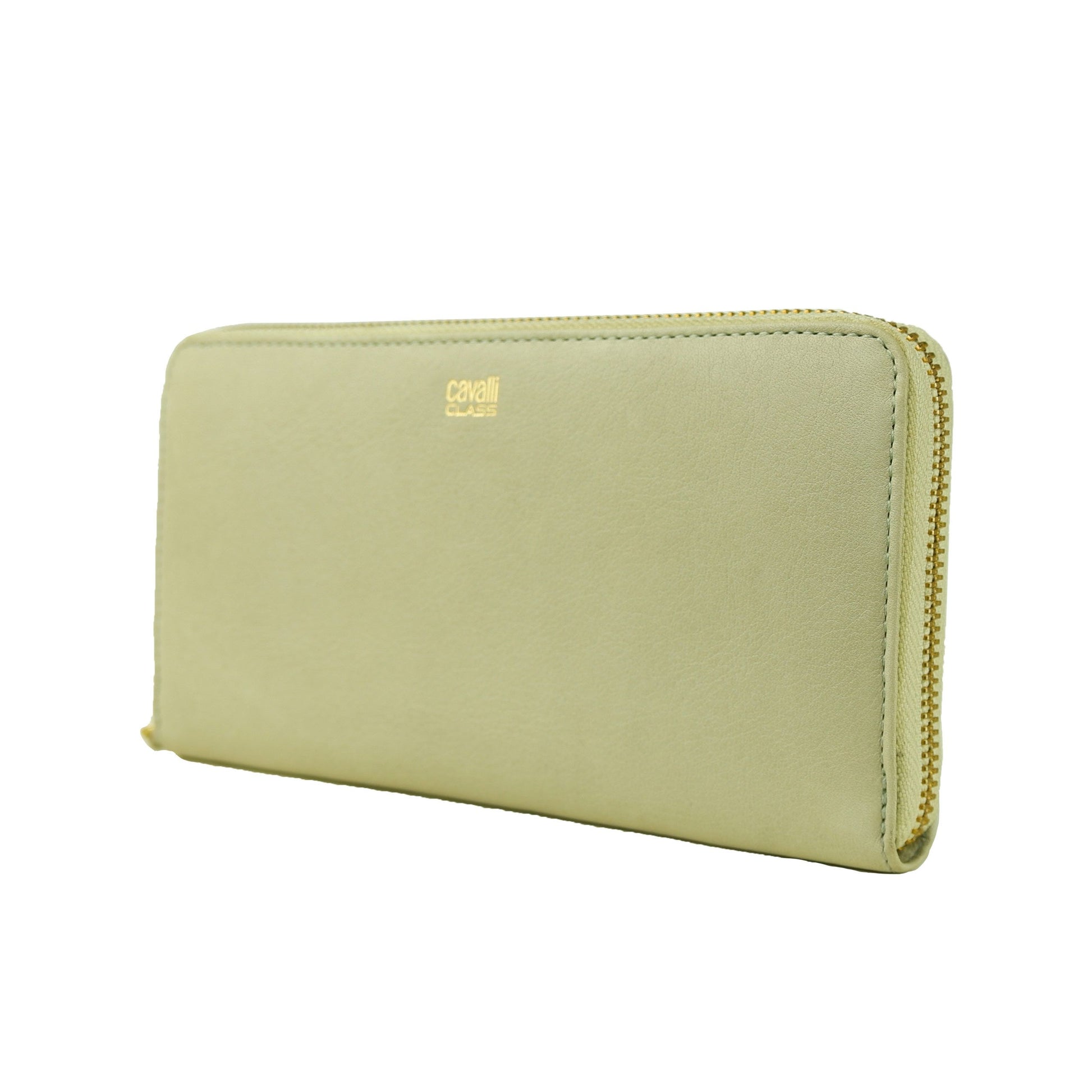 Gray Calfskin Women Wallet - GlamHub Luxury and Icon Brand Clothing