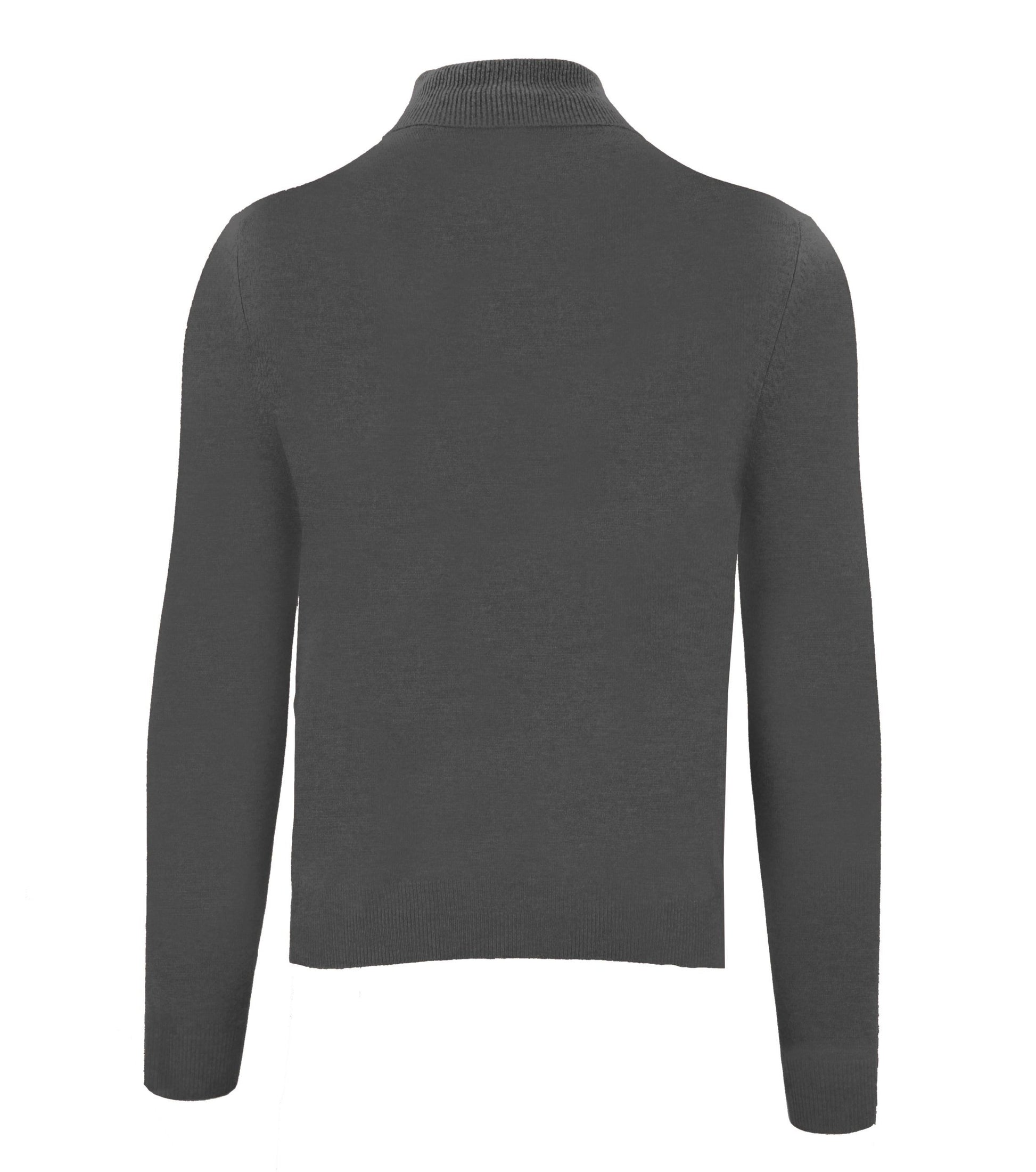 Gray Cashmere Men Sweater - GlamHub Luxury and Icon Brand Clothing