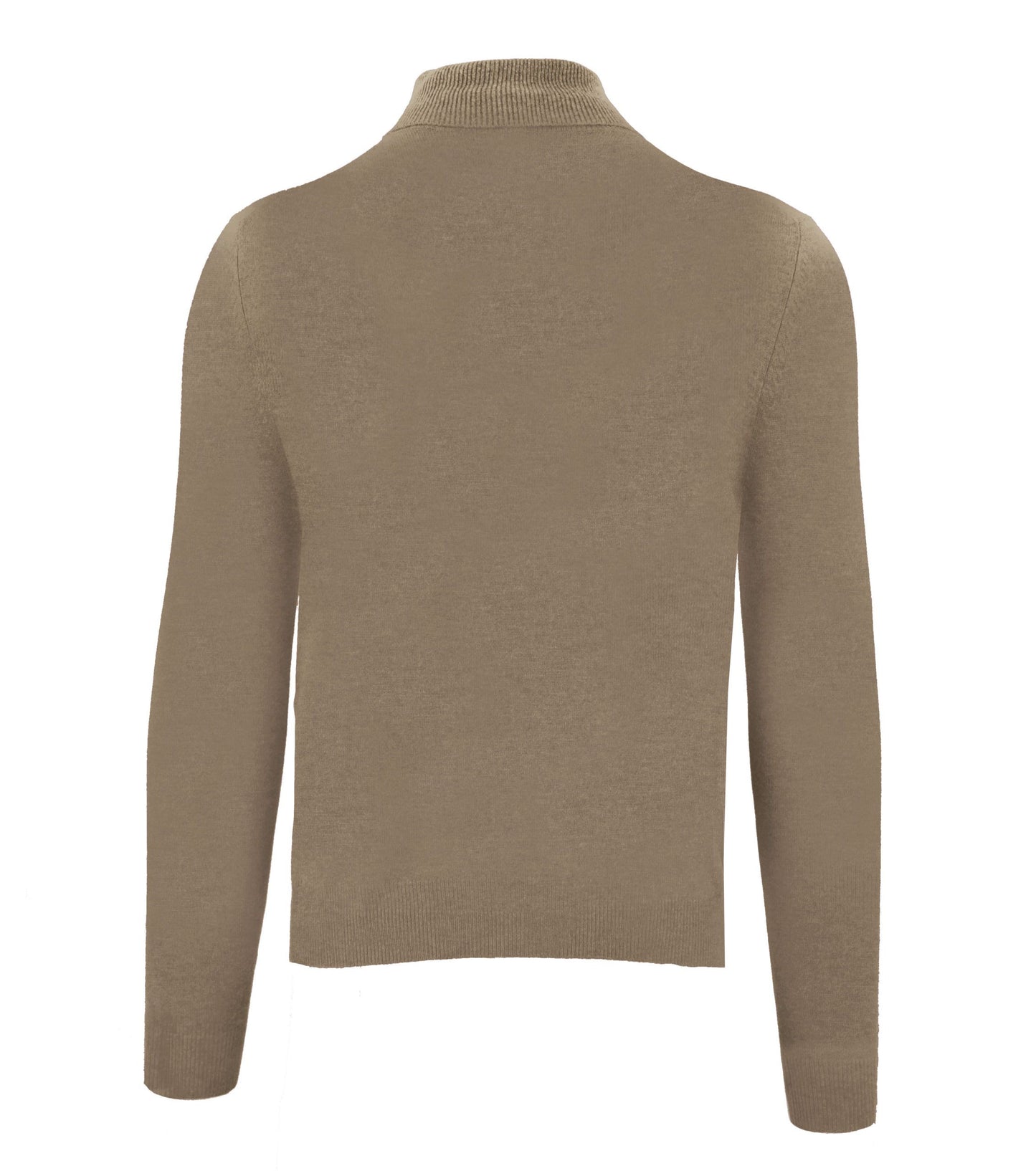 Beige Cashmere Men Sweater - GlamHub Luxury and Icon Brand Clothing