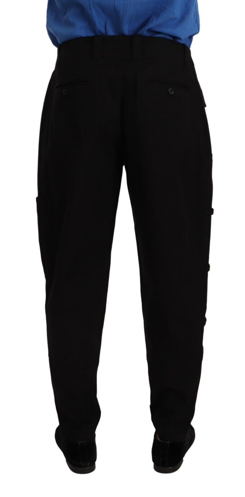 Schicke schwarze Cargohose mit Stretch-Komfort