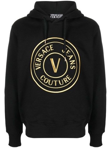 Chic Black Hooded Sweatshirt - GLAMHUB BOUTIQUE 