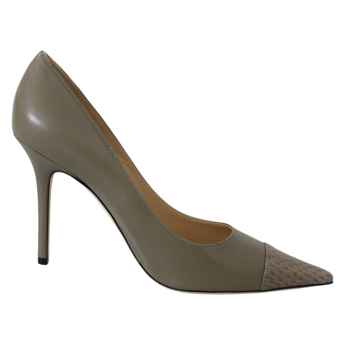 Elegant Pebble Green Pointed Toe Pumps - GLAMHUB BOUTIQUE 