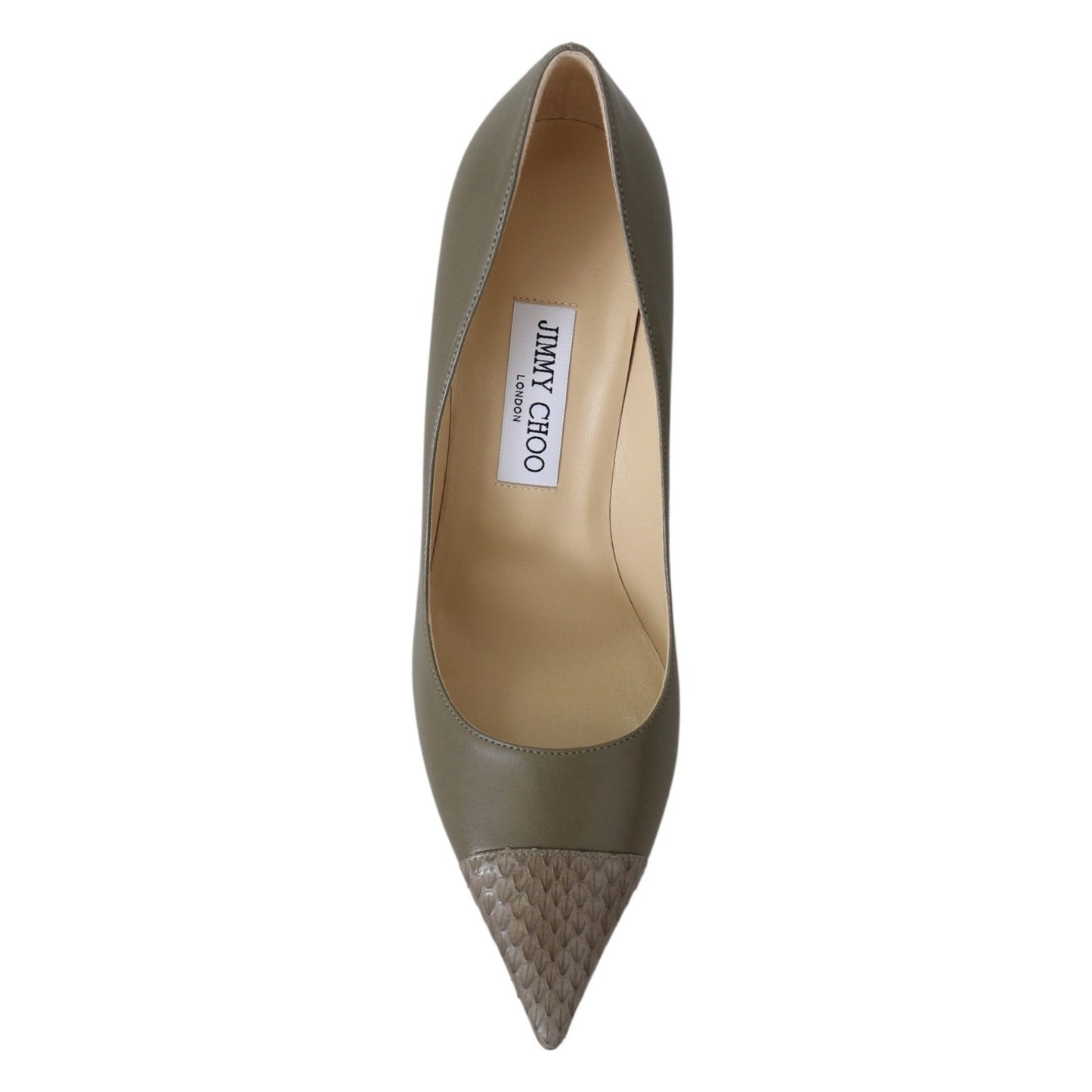 Elegant Pebble Green Pointed Toe Pumps - GLAMHUB BOUTIQUE 