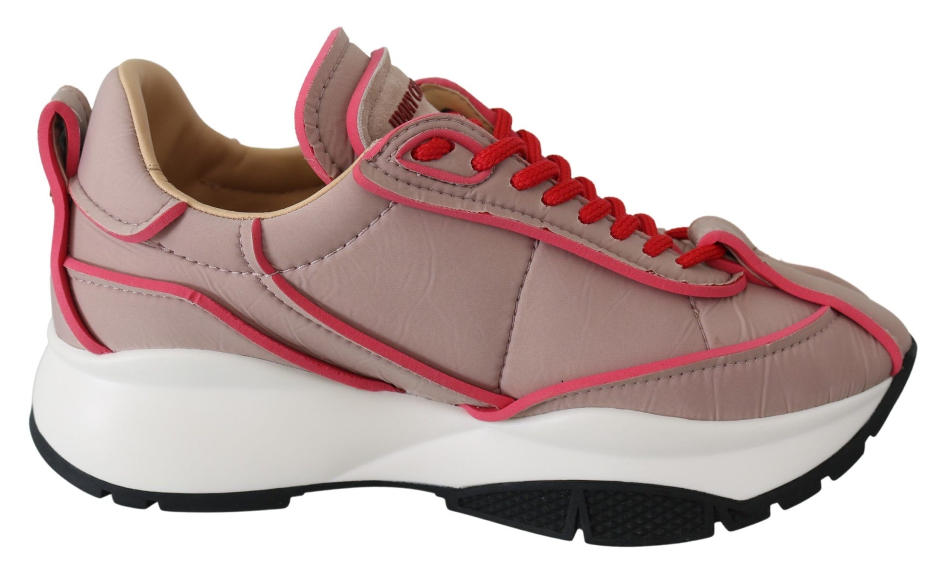 Ballet Pink Chic Padded Sneakers - GLAMHUB BOUTIQUE 