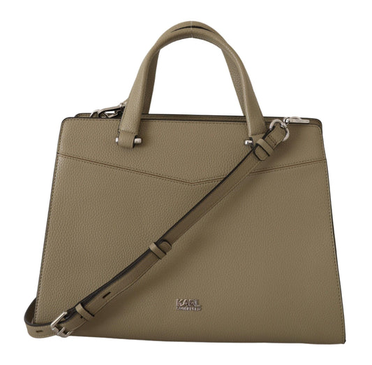 Enchanting Sage Green Leather Tote - GlamHub Luxury and Icon Brand Clothing