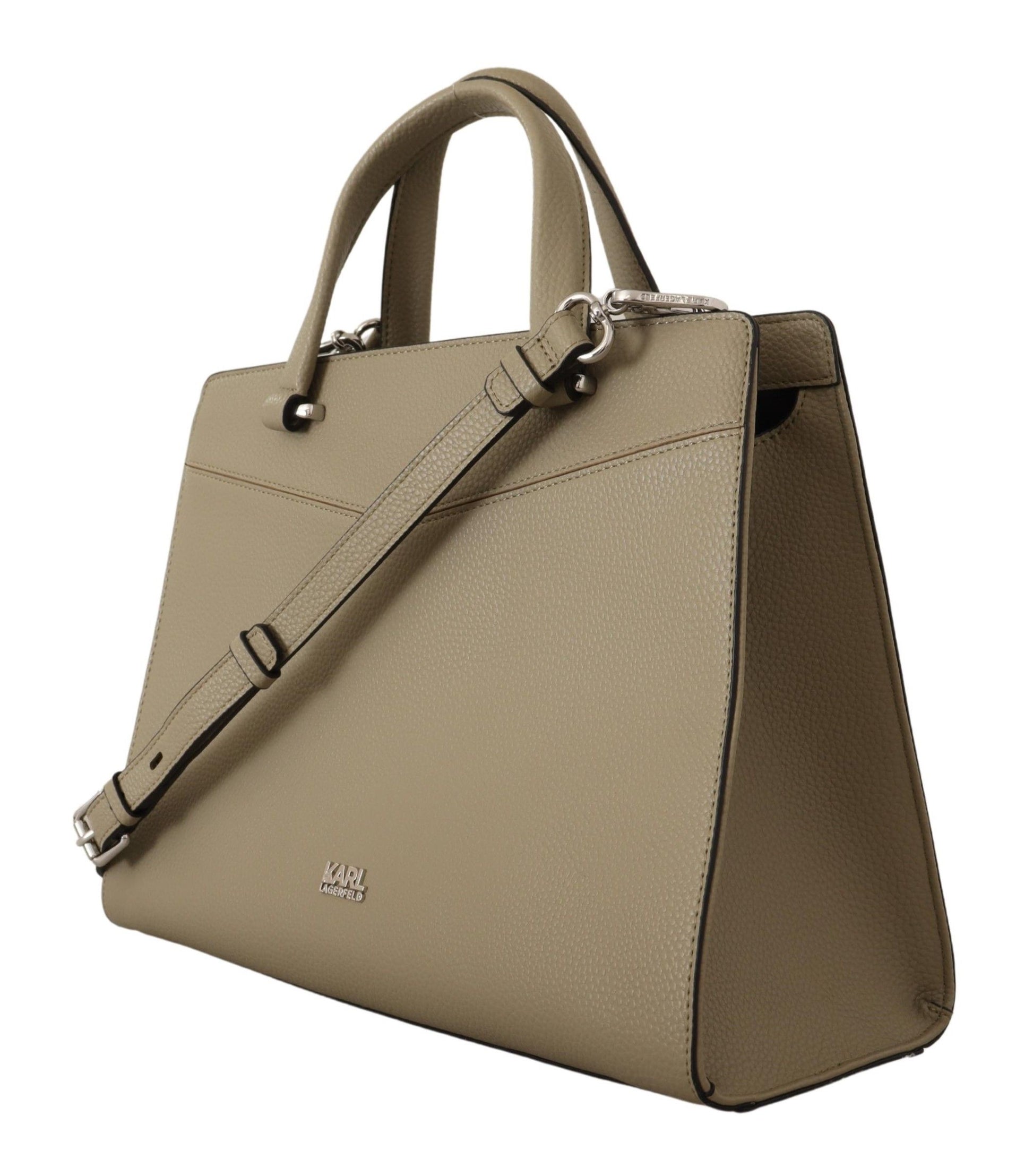 Enchanting Sage Green Leather Tote - GlamHub Luxury and Icon Brand Clothing