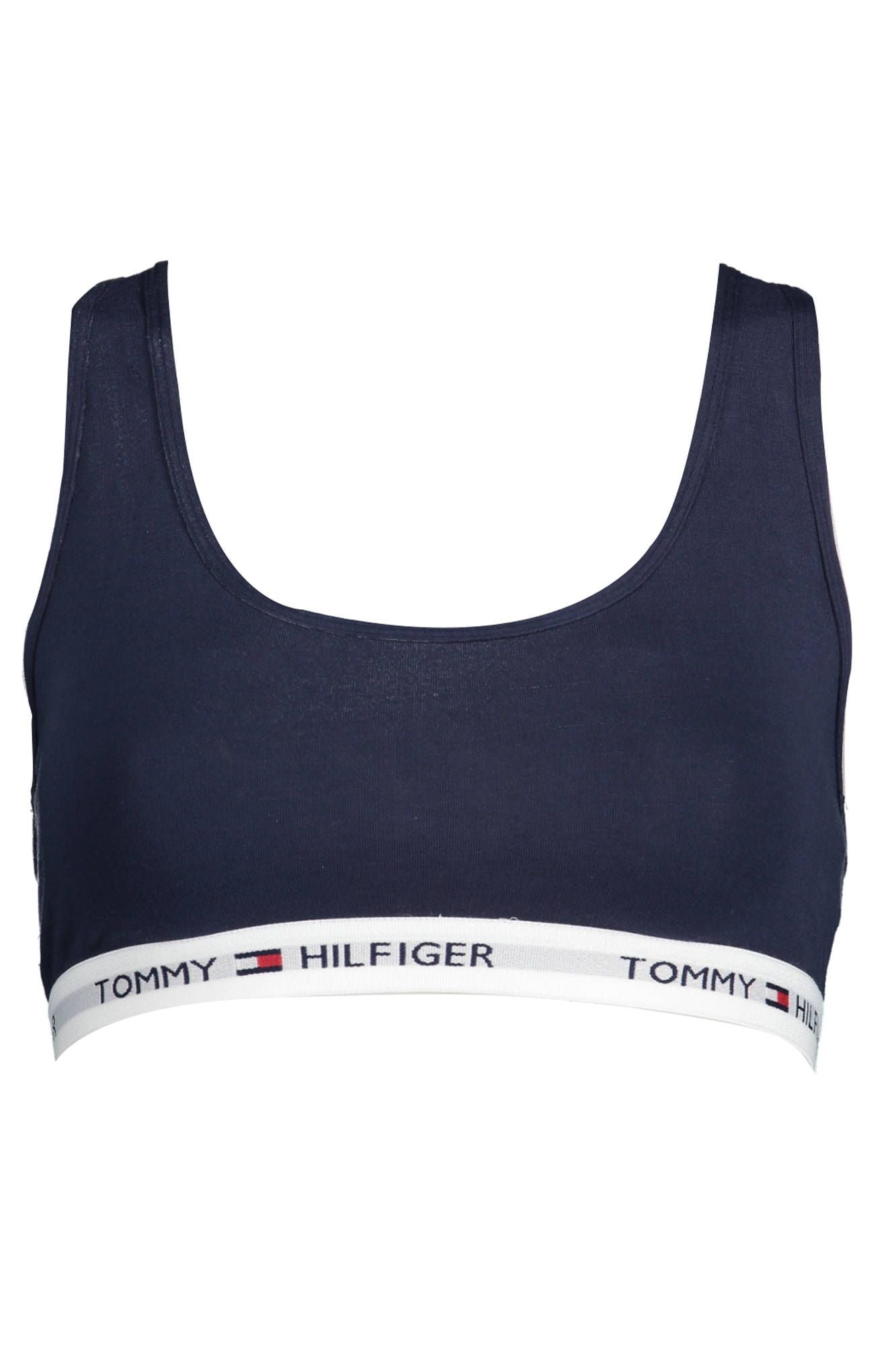 Blue Cotton Women Sports Bra - GLAMHUB BOUTIQUE 