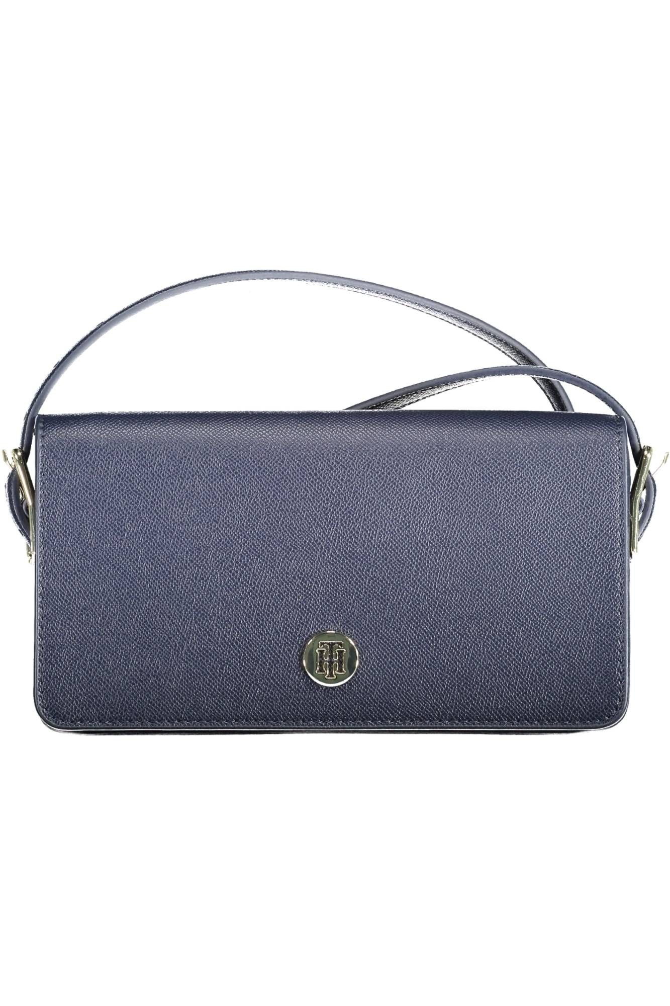 Blue Polyethylene Women Handbag - GLAMHUB BOUTIQUE 