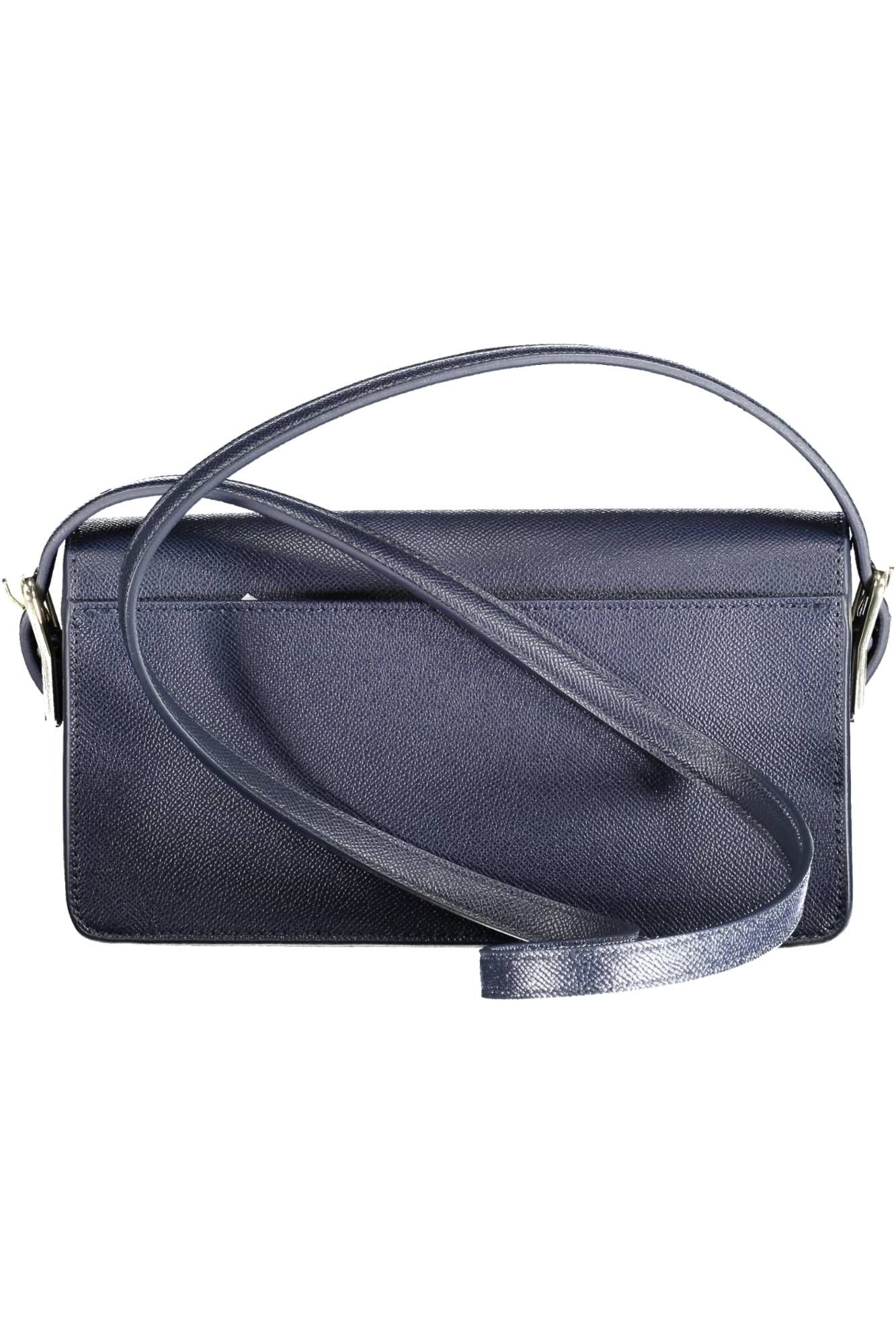 Blue Polyethylene Women Handbag - GLAMHUB BOUTIQUE 