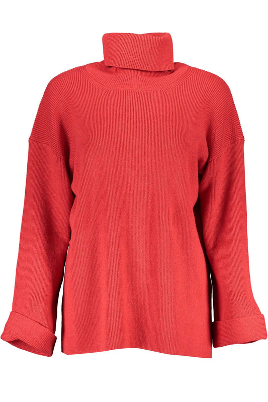 Red Wool Women Sweater - GlamHub Luxury and Icon Brand Clothing