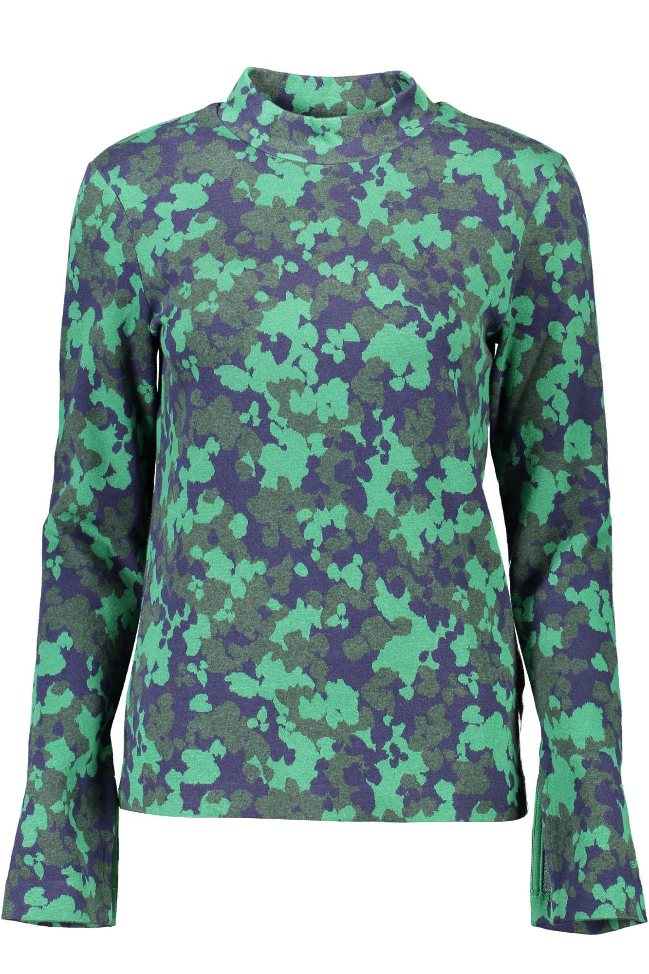 Green Viscose Women Sweater - GlamHub Luxury and Icon Brand Clothing