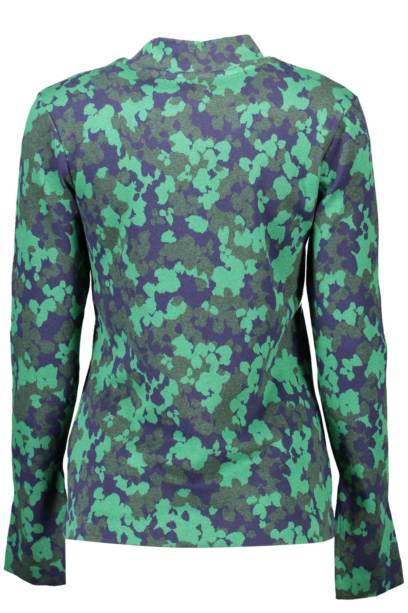 Green Viscose Women Sweater - GlamHub Luxury and Icon Brand Clothing