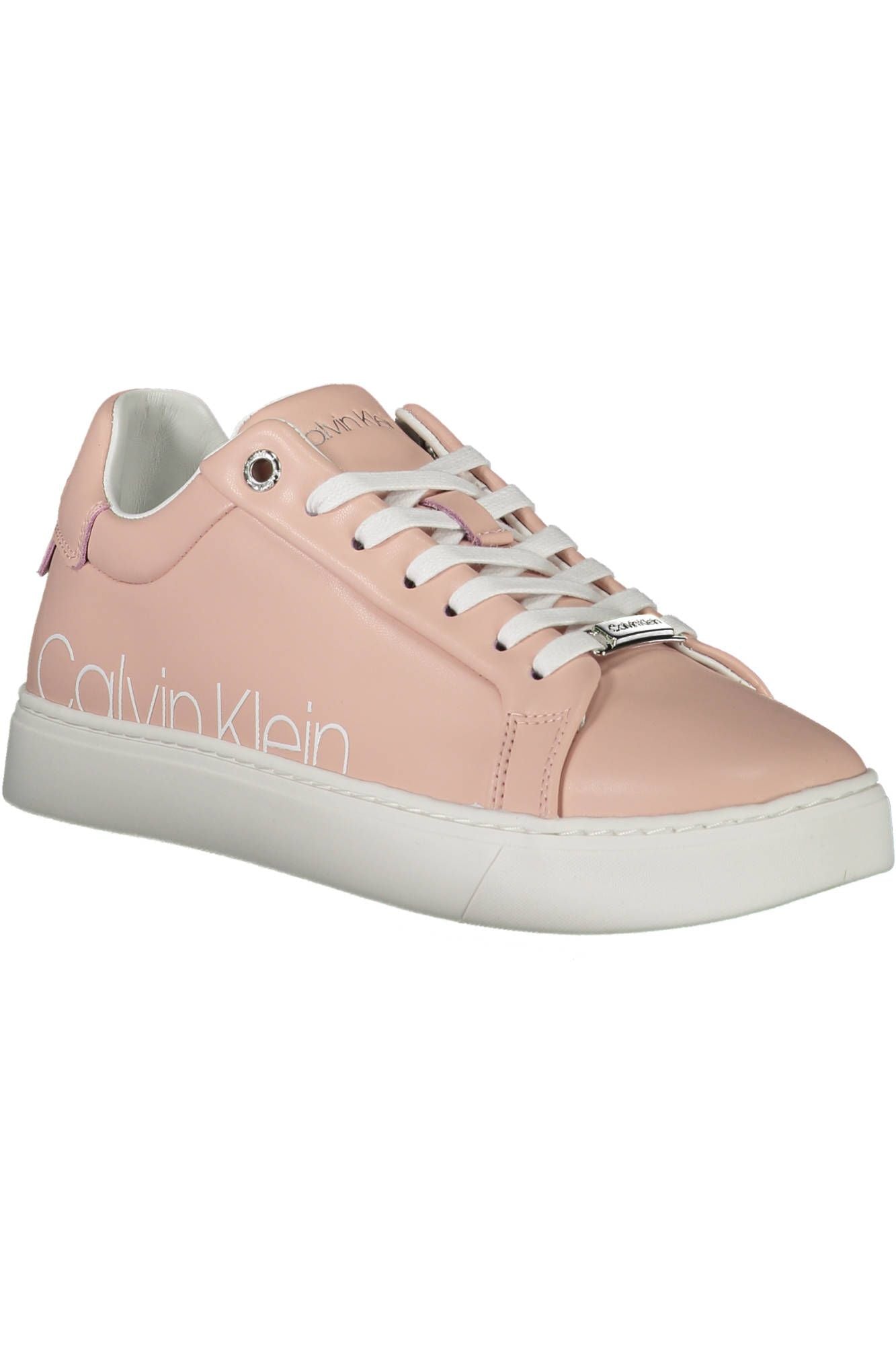 Pink Leather Women Sneaker - GLAMHUB BOUTIQUE 