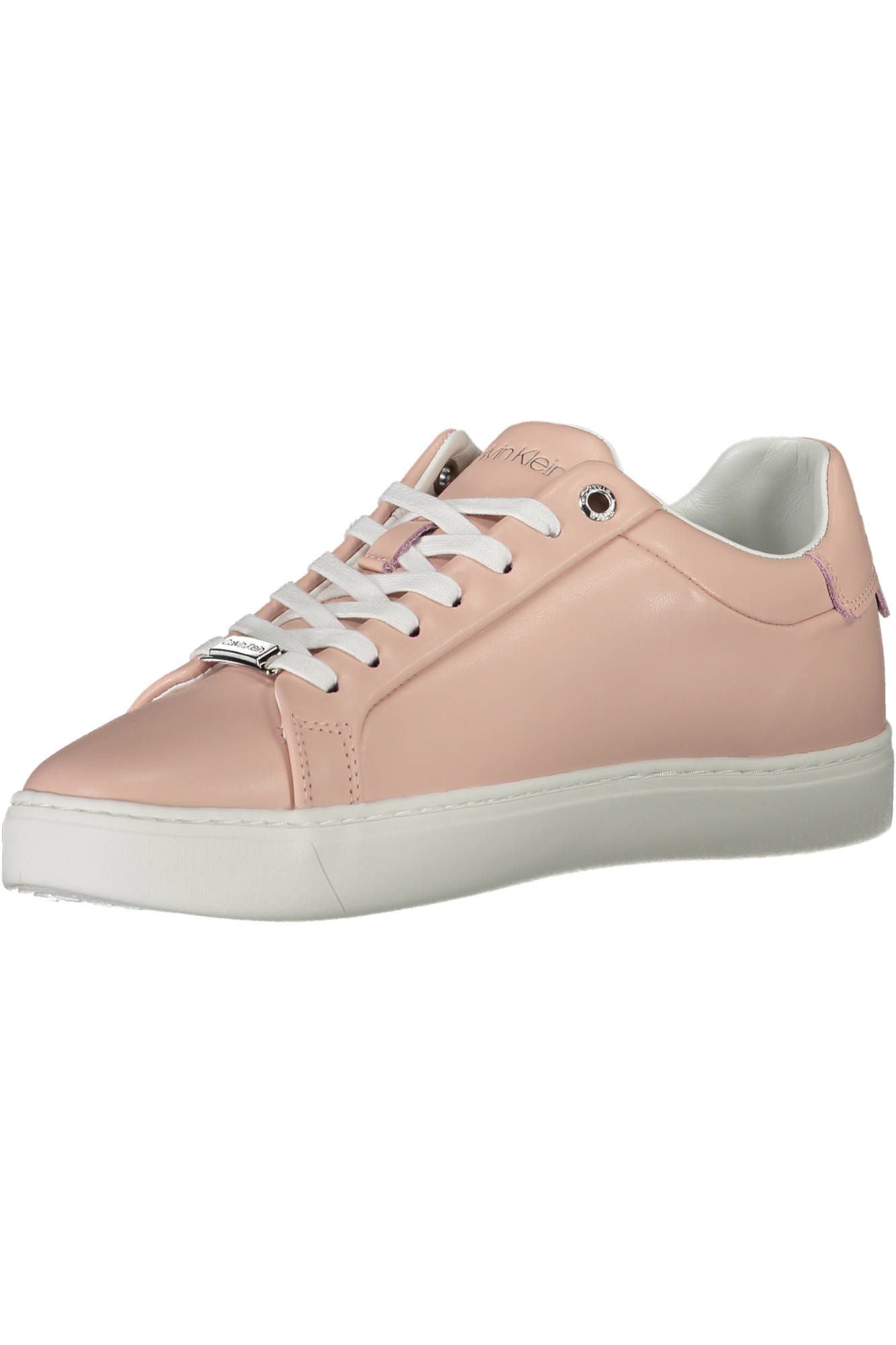 Pink Leather Women Sneaker - GLAMHUB BOUTIQUE 