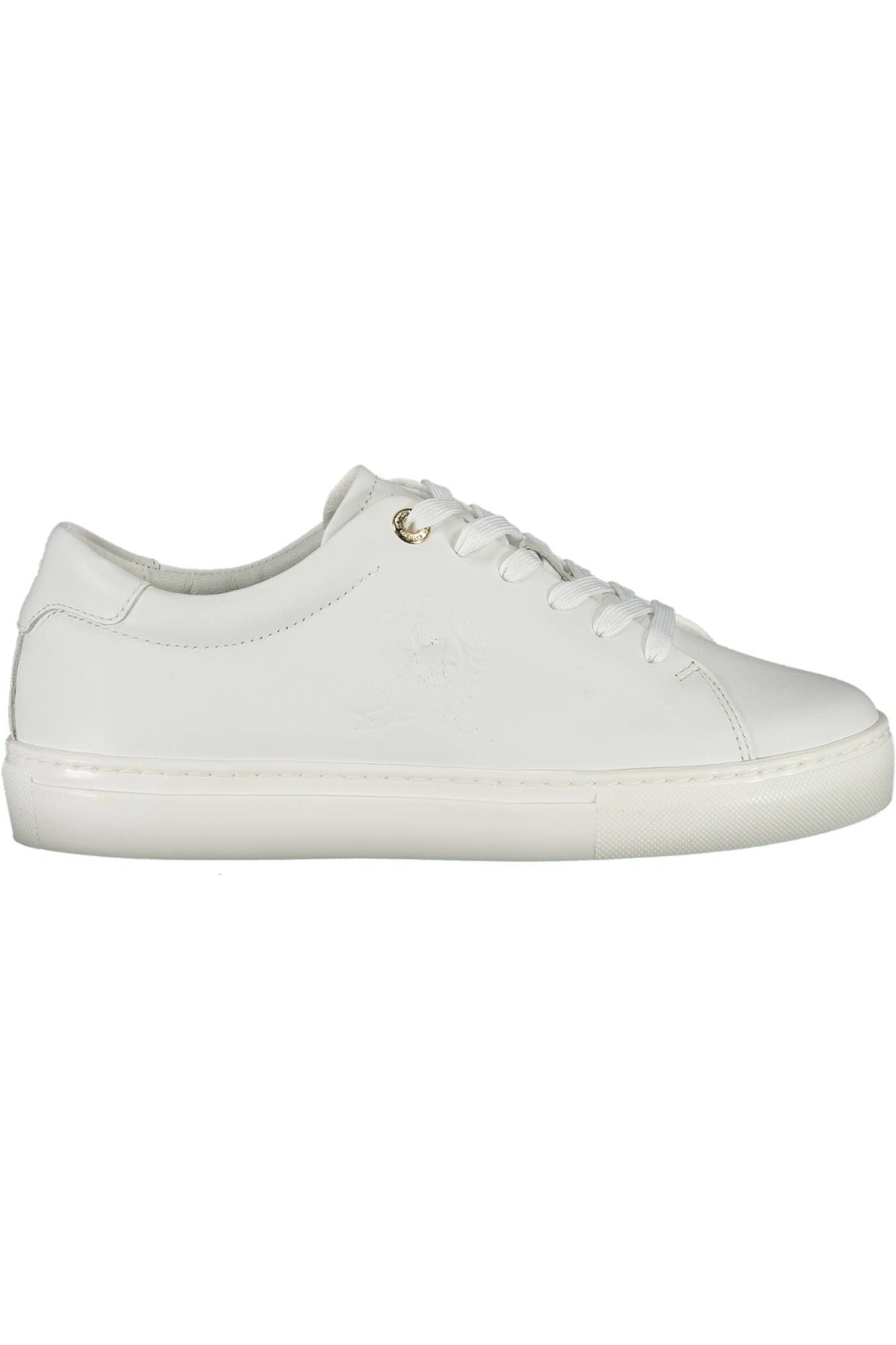 White Leather Women Sneaker - GLAMHUB BOUTIQUE 