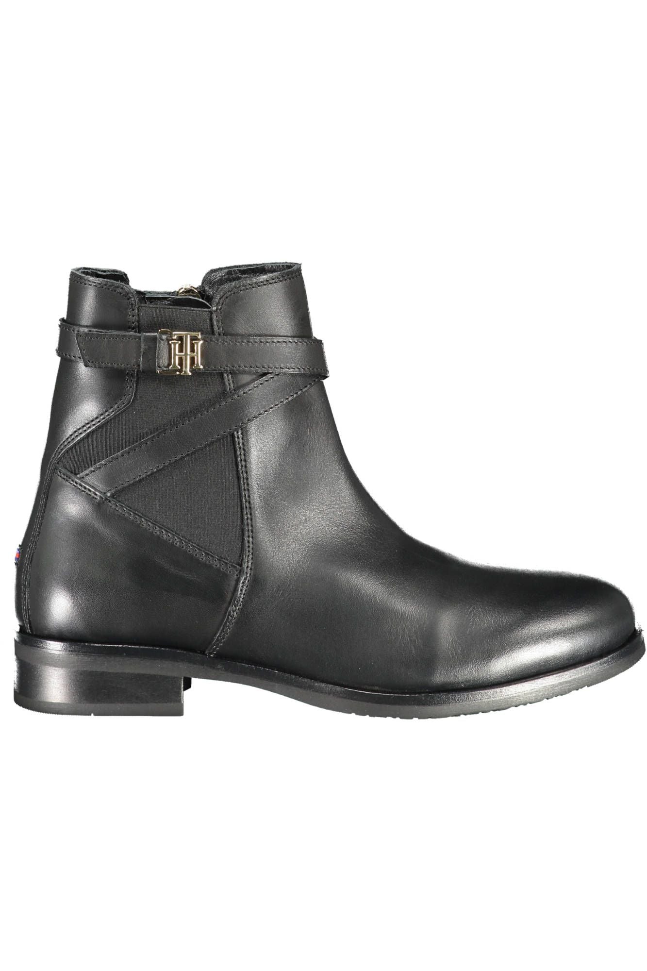 Black Leather Women Boot - GLAMHUB BOUTIQUE 