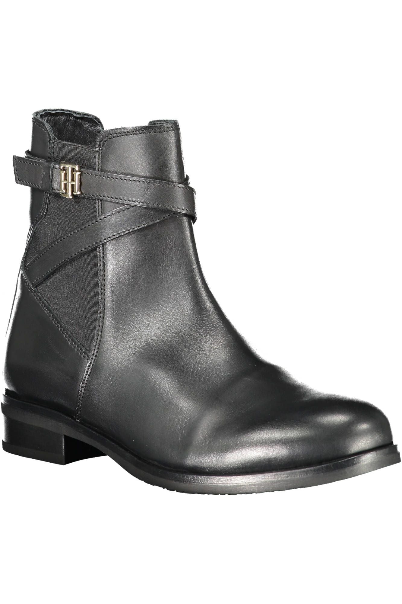 Black Leather Women Boot - GLAMHUB BOUTIQUE 