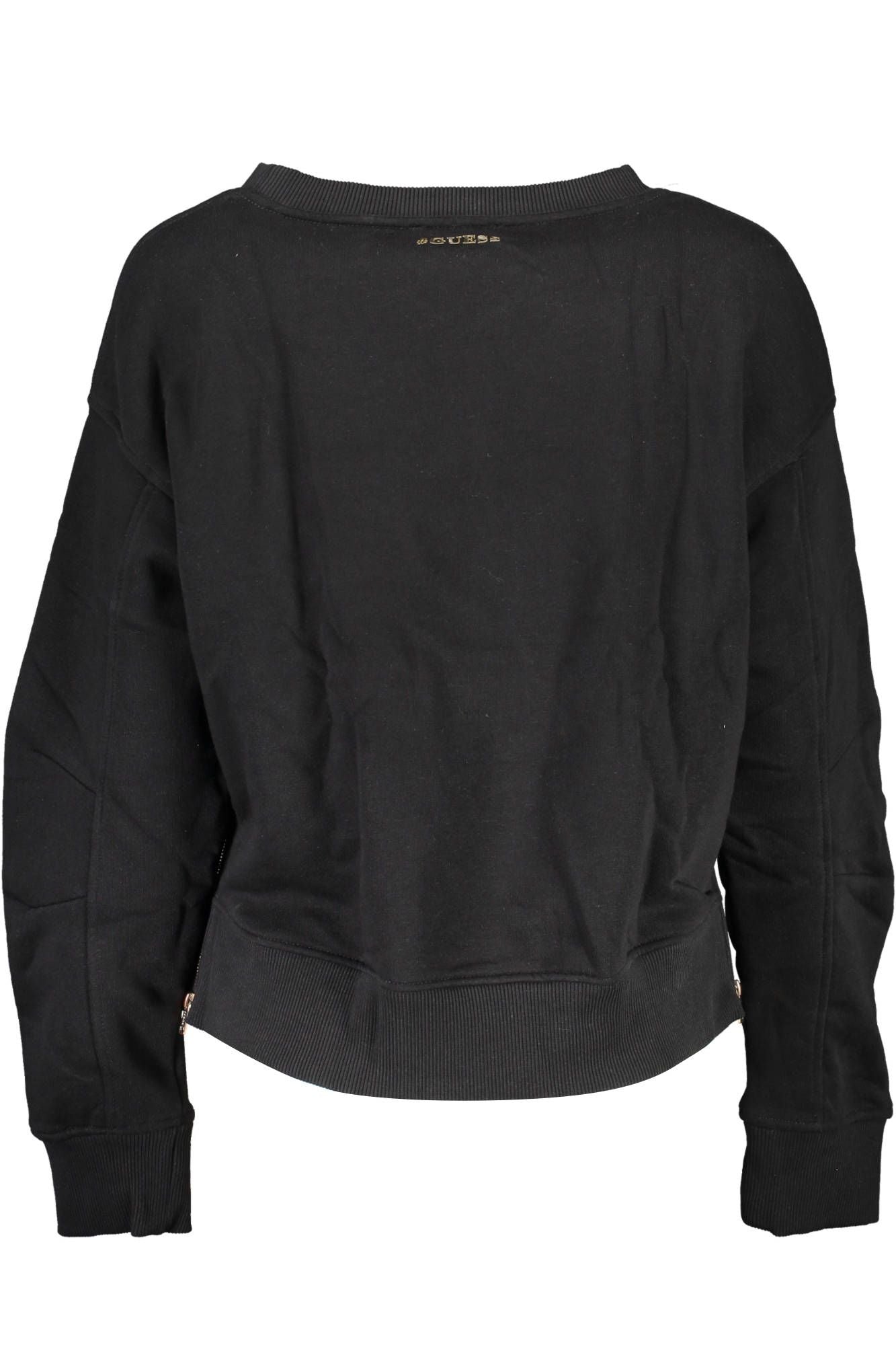 Black Cotton Women Sweater - GLAMHUB BOUTIQUE 