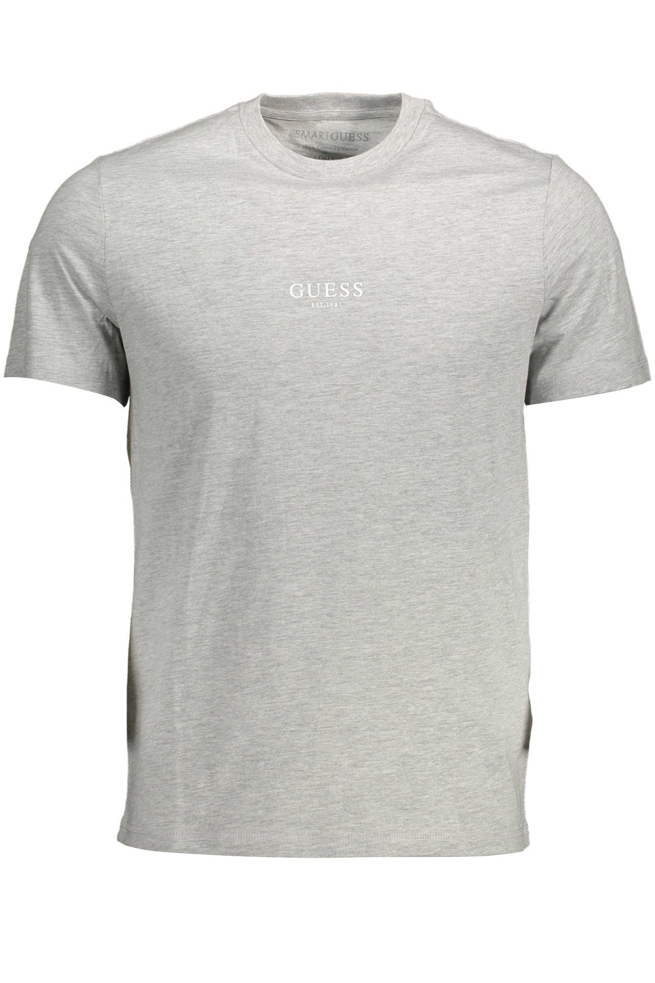 Gray Cotton Men T-Shirt - GLAMHUB BOUTIQUE 