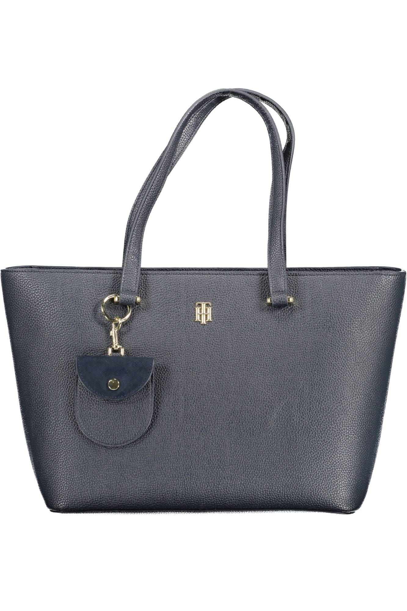 Blue Polyethylene Women Handbag - GLAMHUB BOUTIQUE 