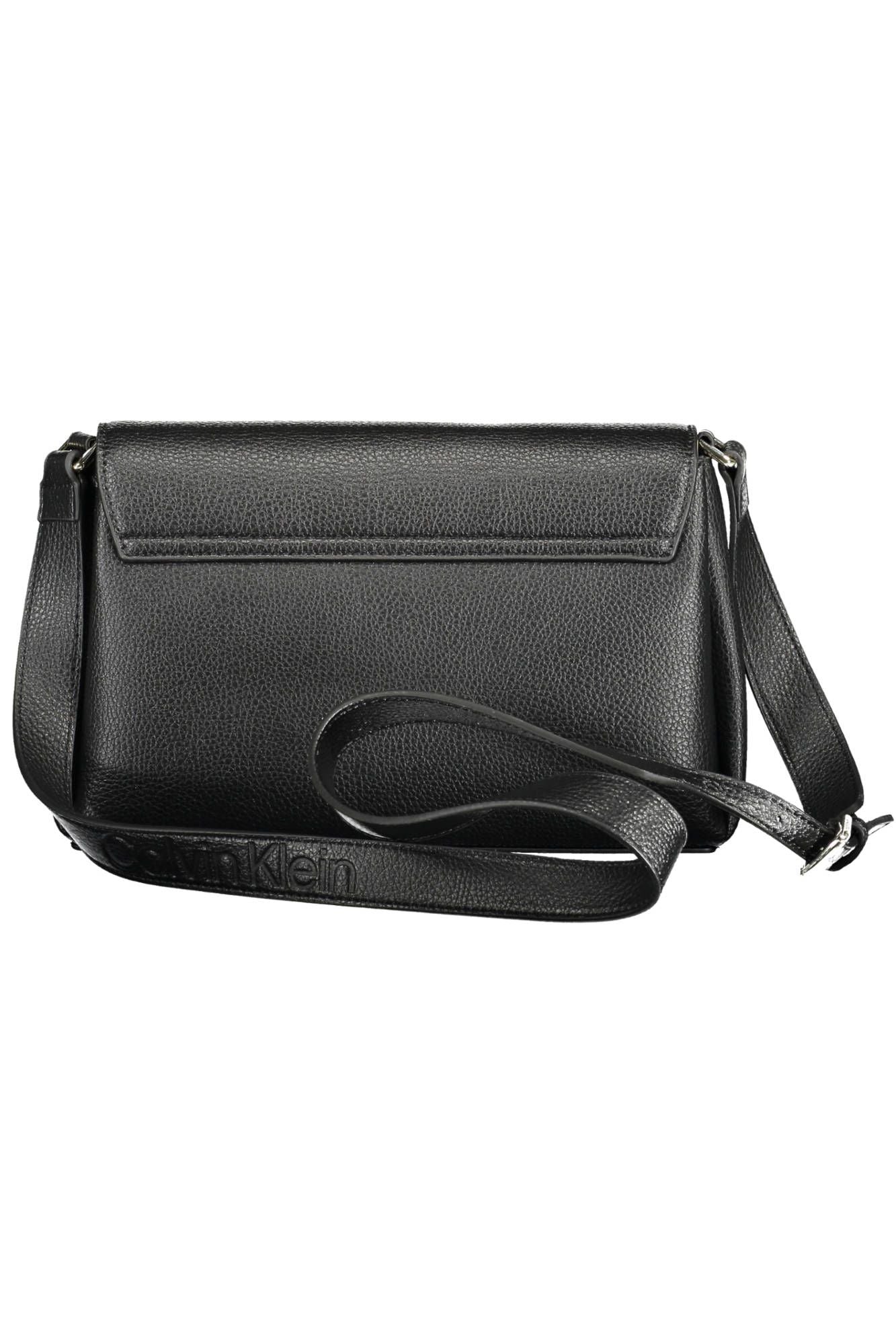 Black Polyester Women Handbag - GLAMHUB BOUTIQUE 