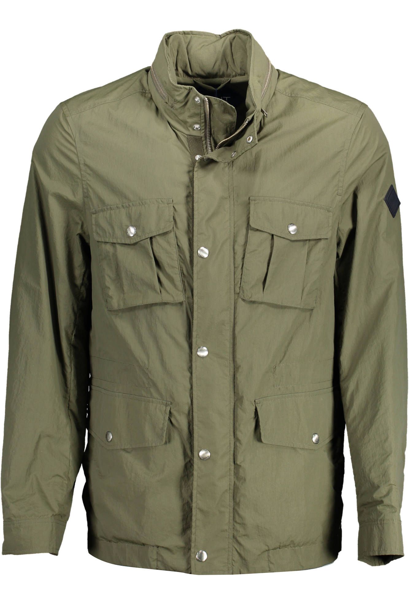 Green Polyamide Men Jacket - GlamHub Luxury and Icon Brand Clothing