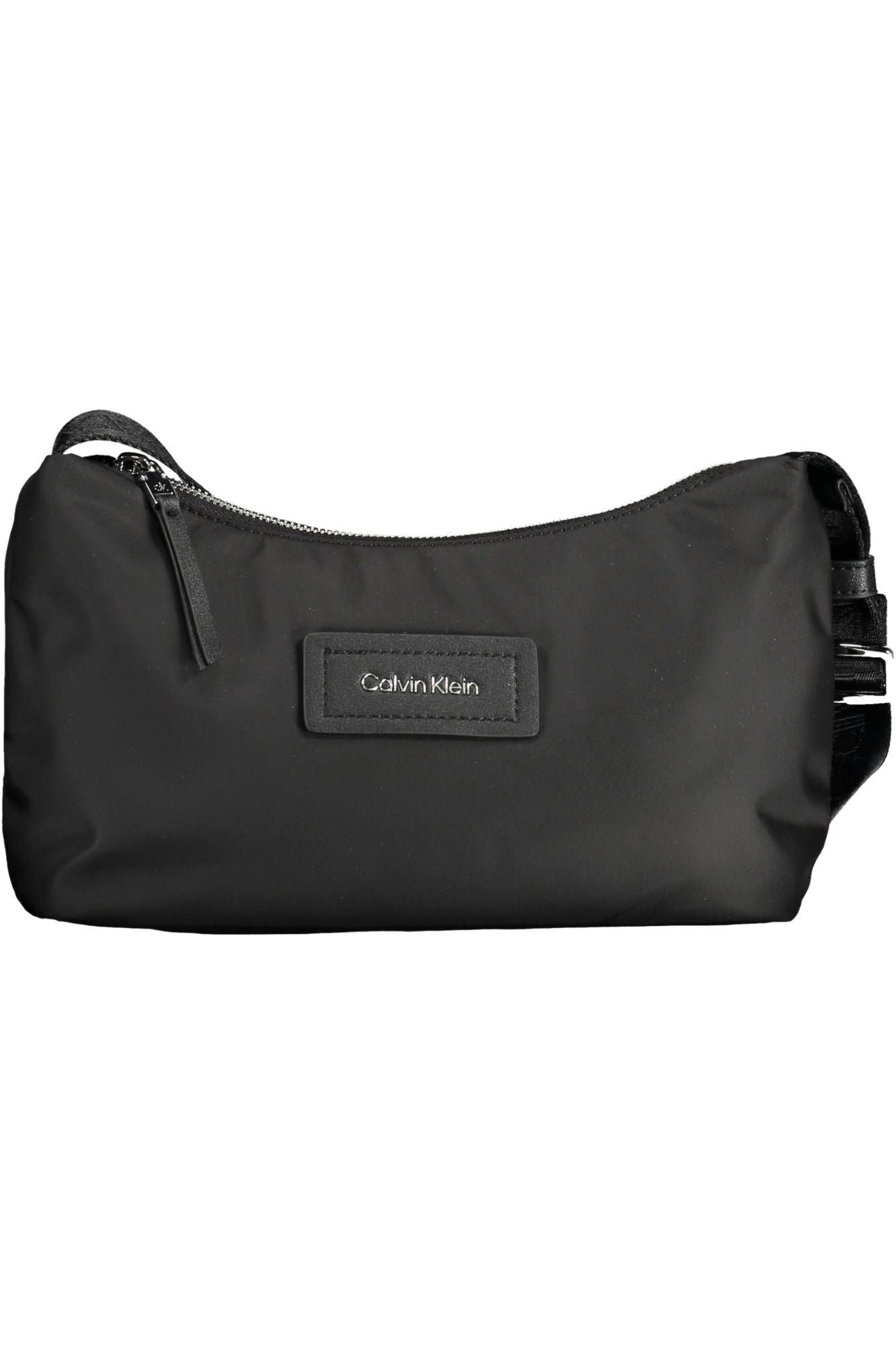 Black Polyester Women Handbag - GLAMHUB BOUTIQUE 